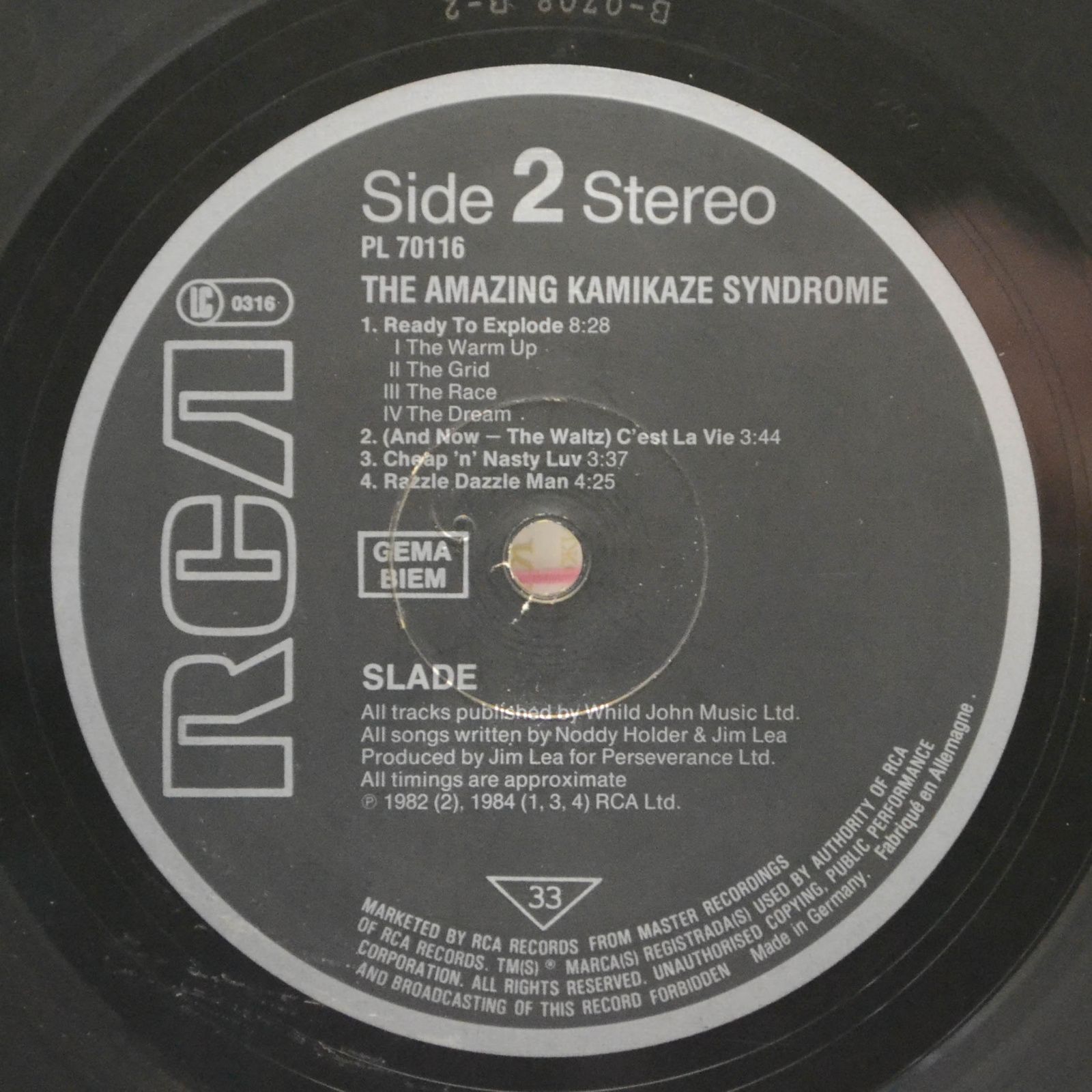 Slade — The Amazing Kamikaze Syndrome, 1983