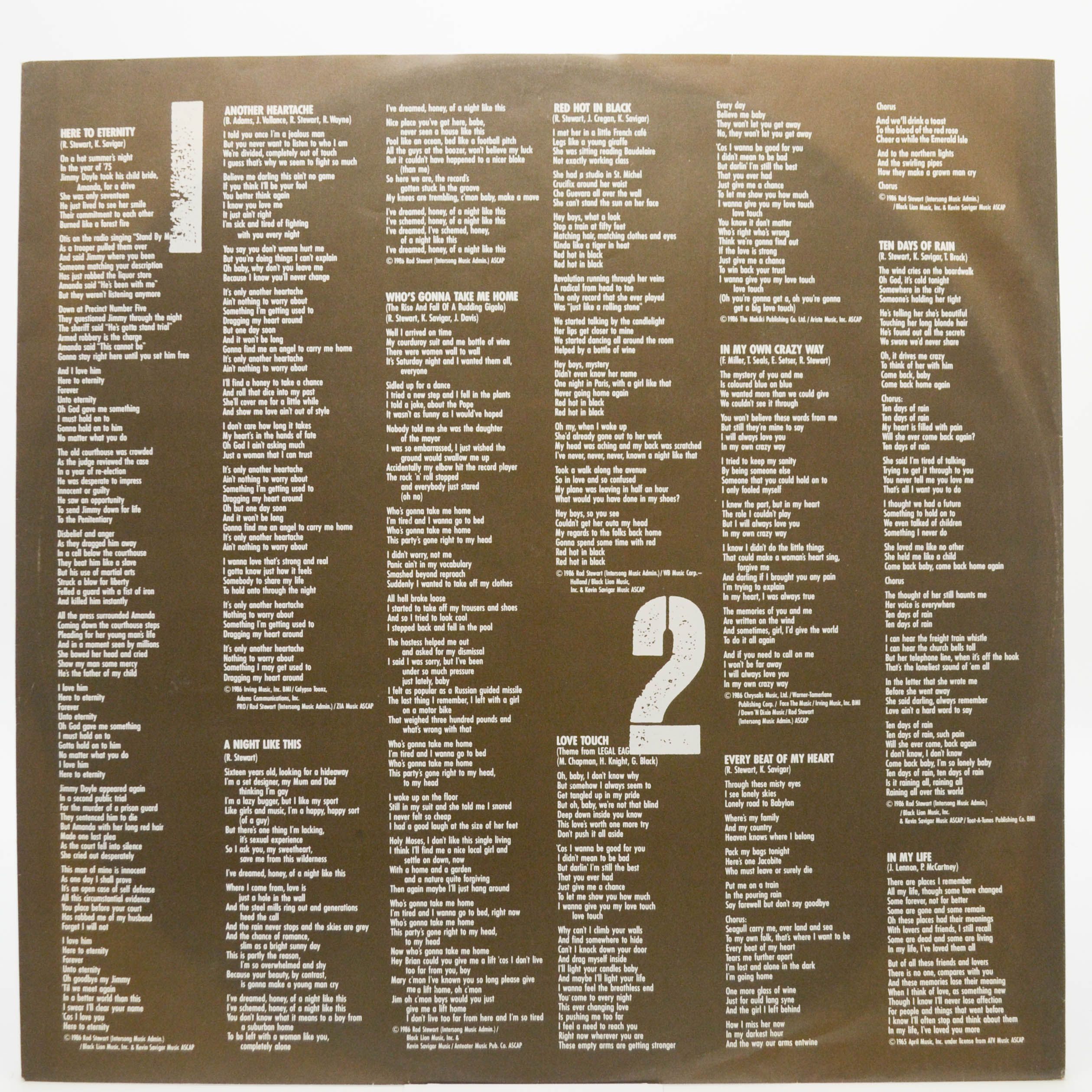 Rod Stewart — Every Beat Of My Heart, 1986