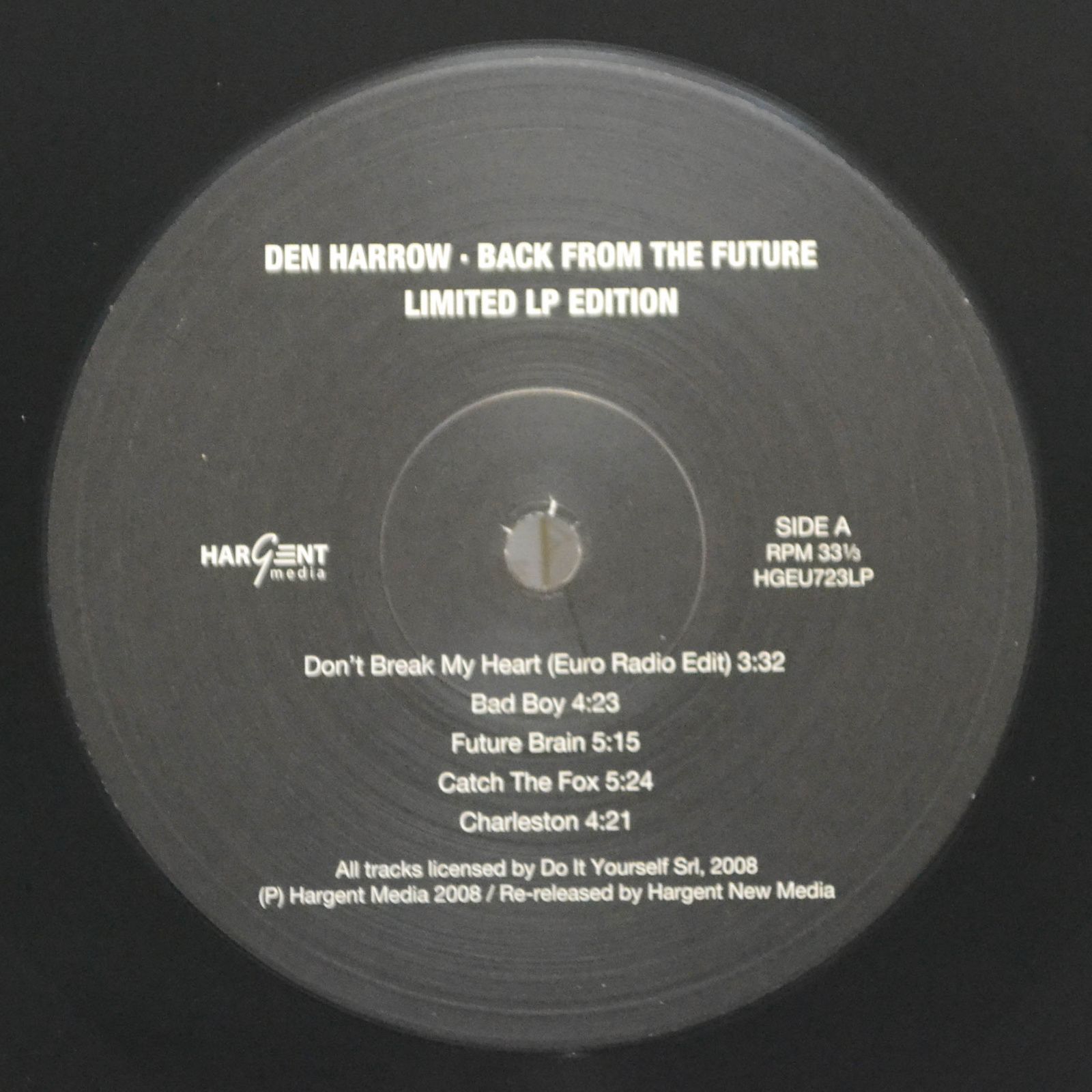 Den Harrow — Back From The Future, 1999