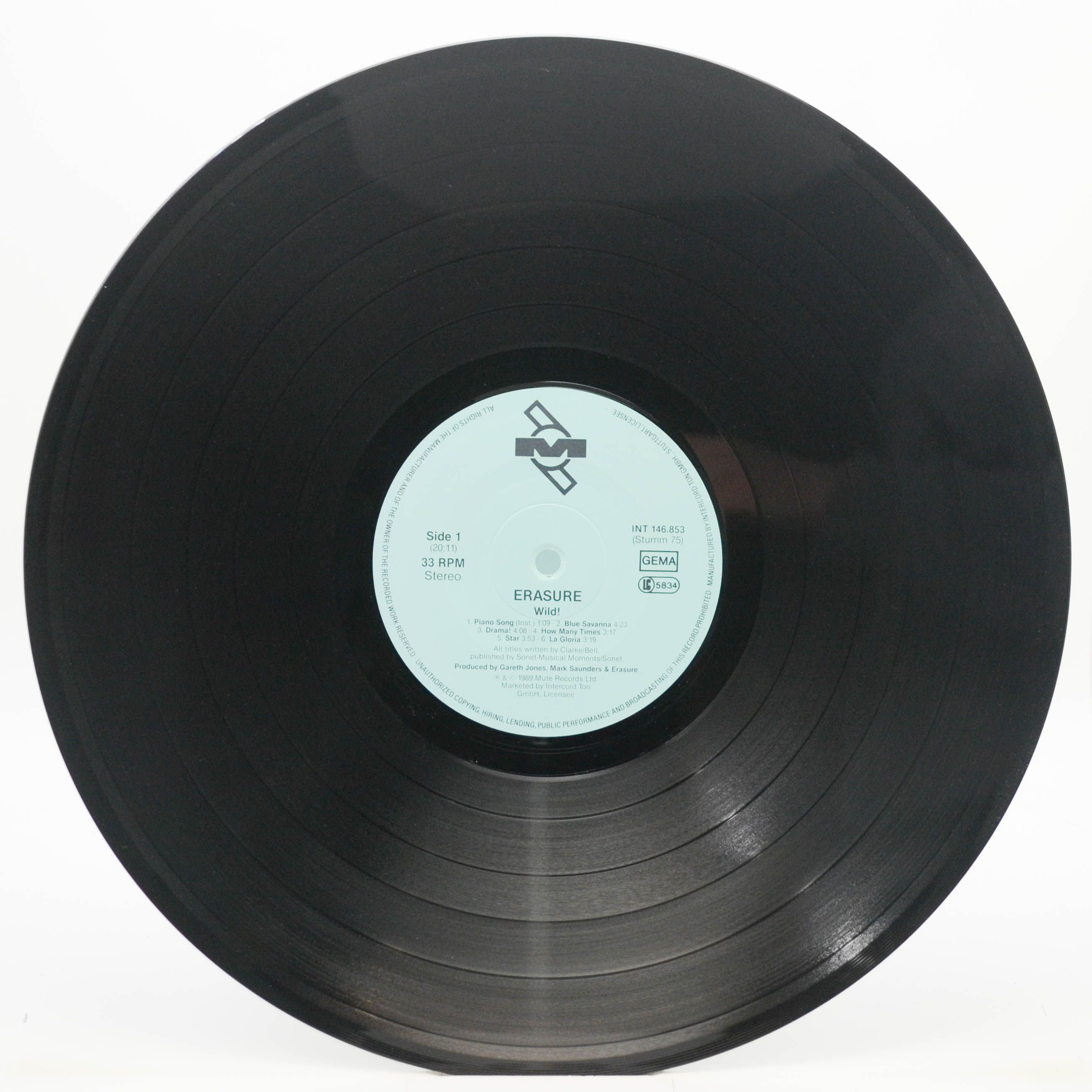 Erasure — Wild!, 1989