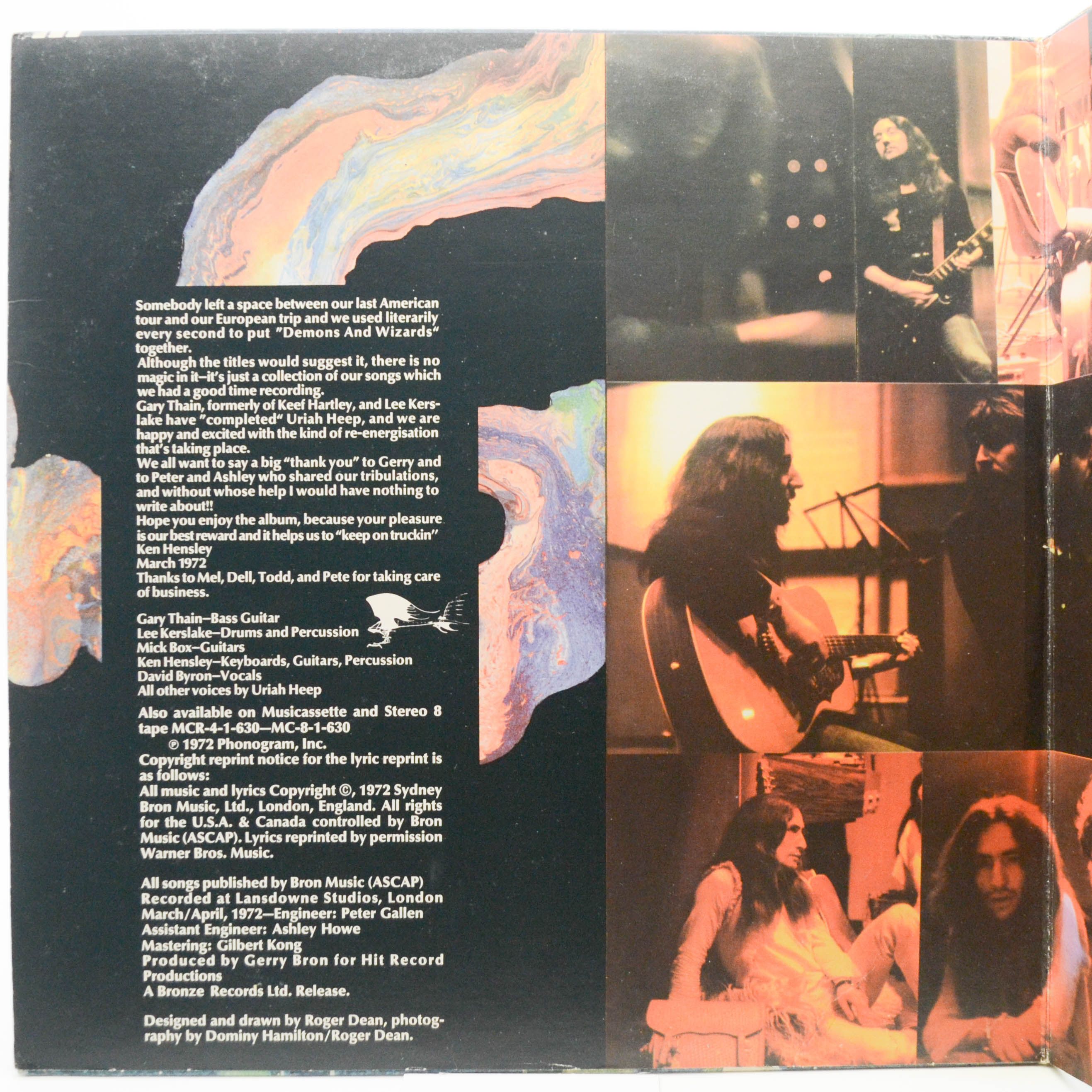 Uriah Heep — Demons And Wizards (USA), 1972