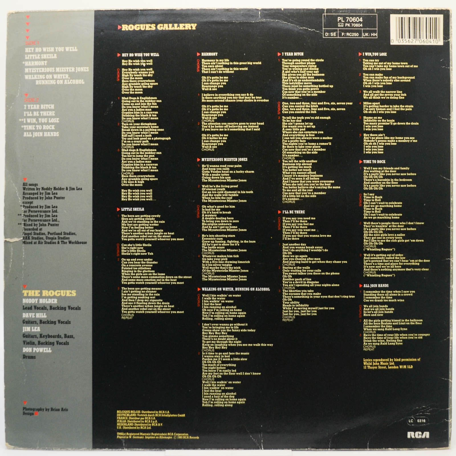 Slade — Rogues Gallery, 1985