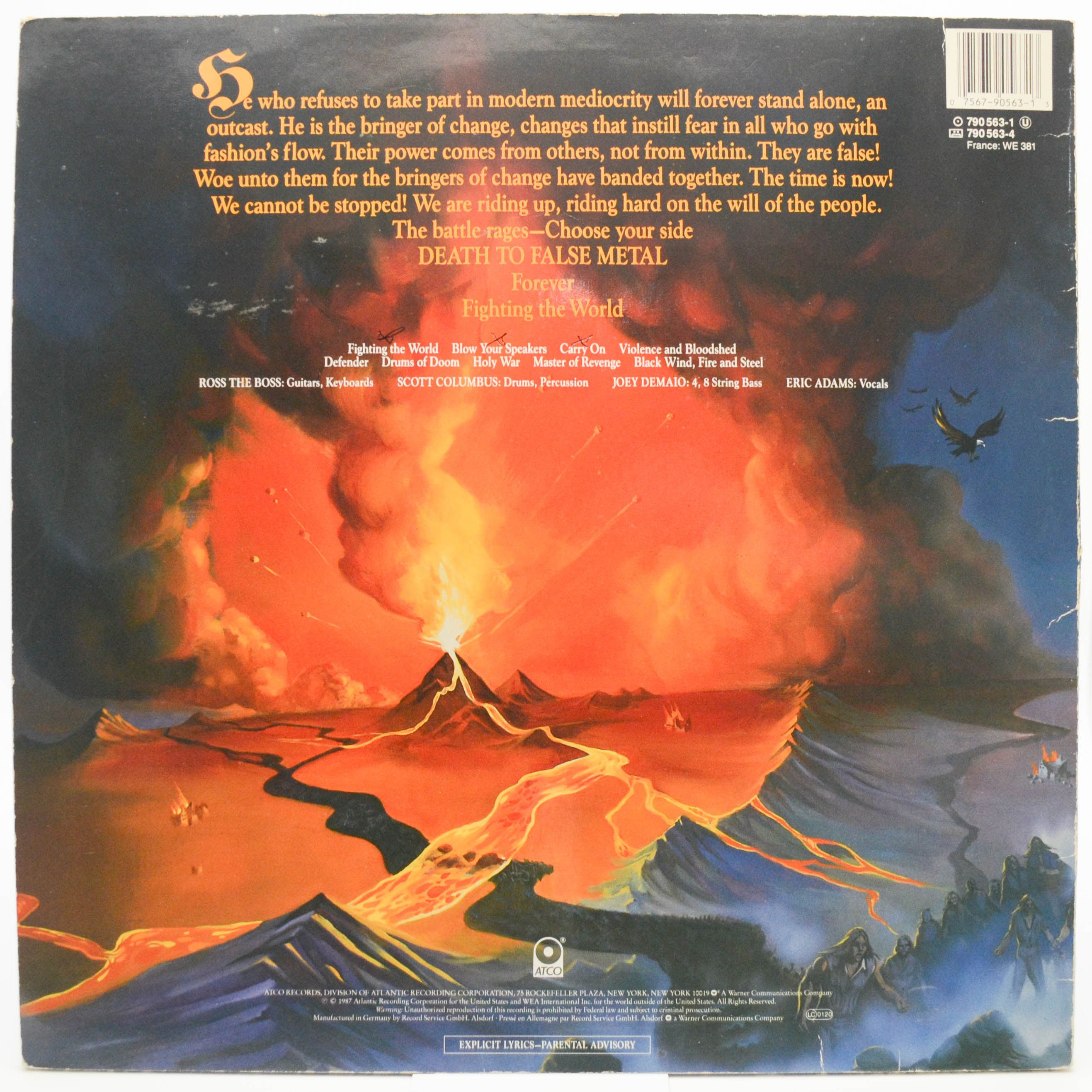 Manowar — Fighting The World, 1987