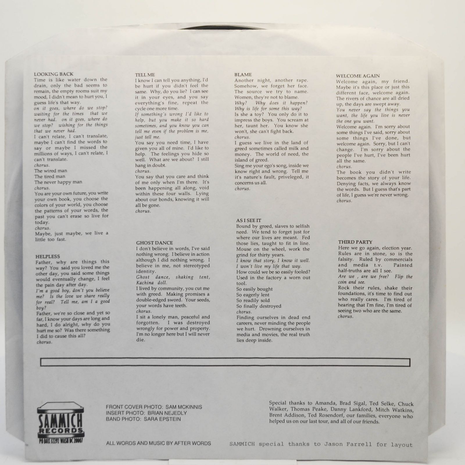 After Words — After Words, 1989