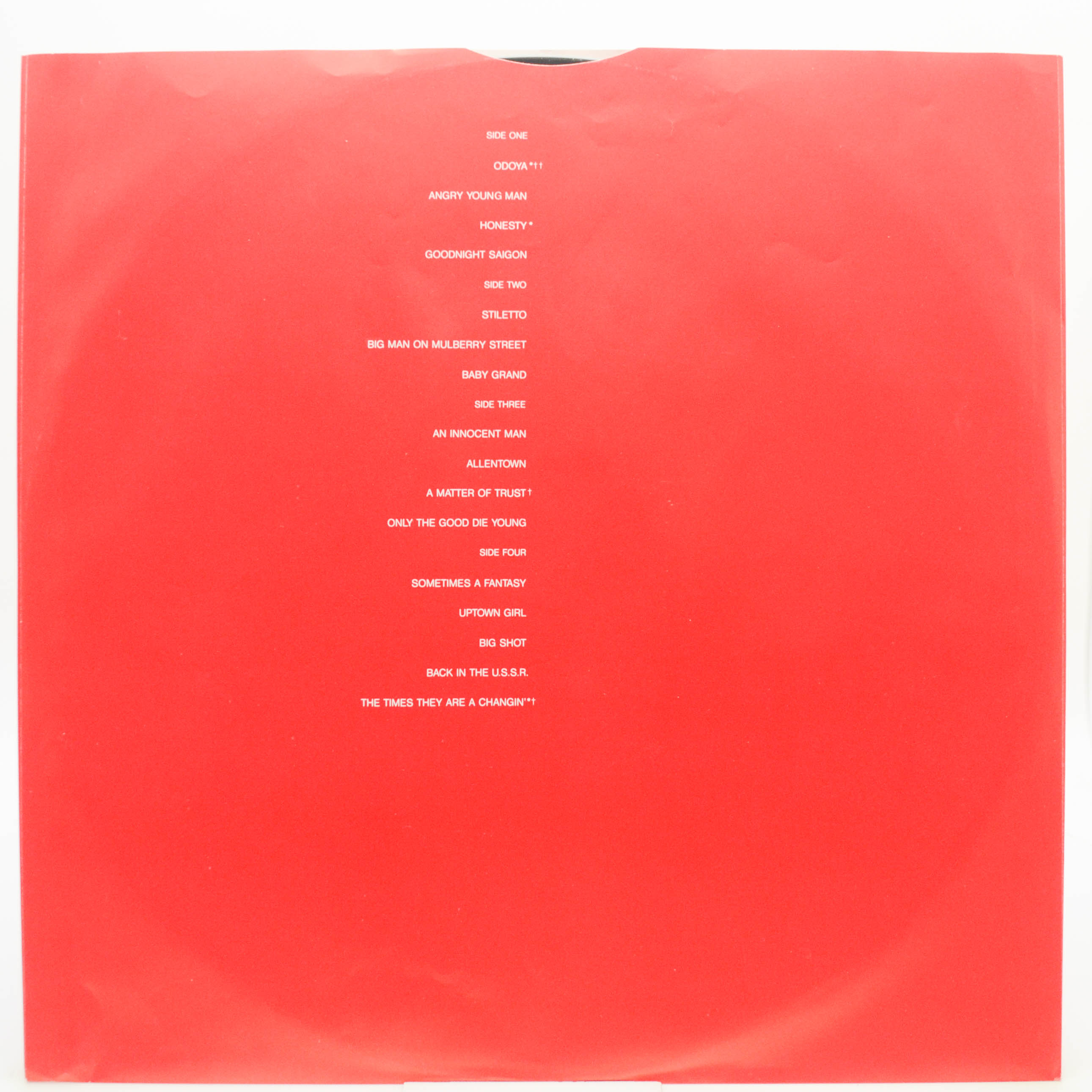 Billy Joel — Концерт (2LP), 1987