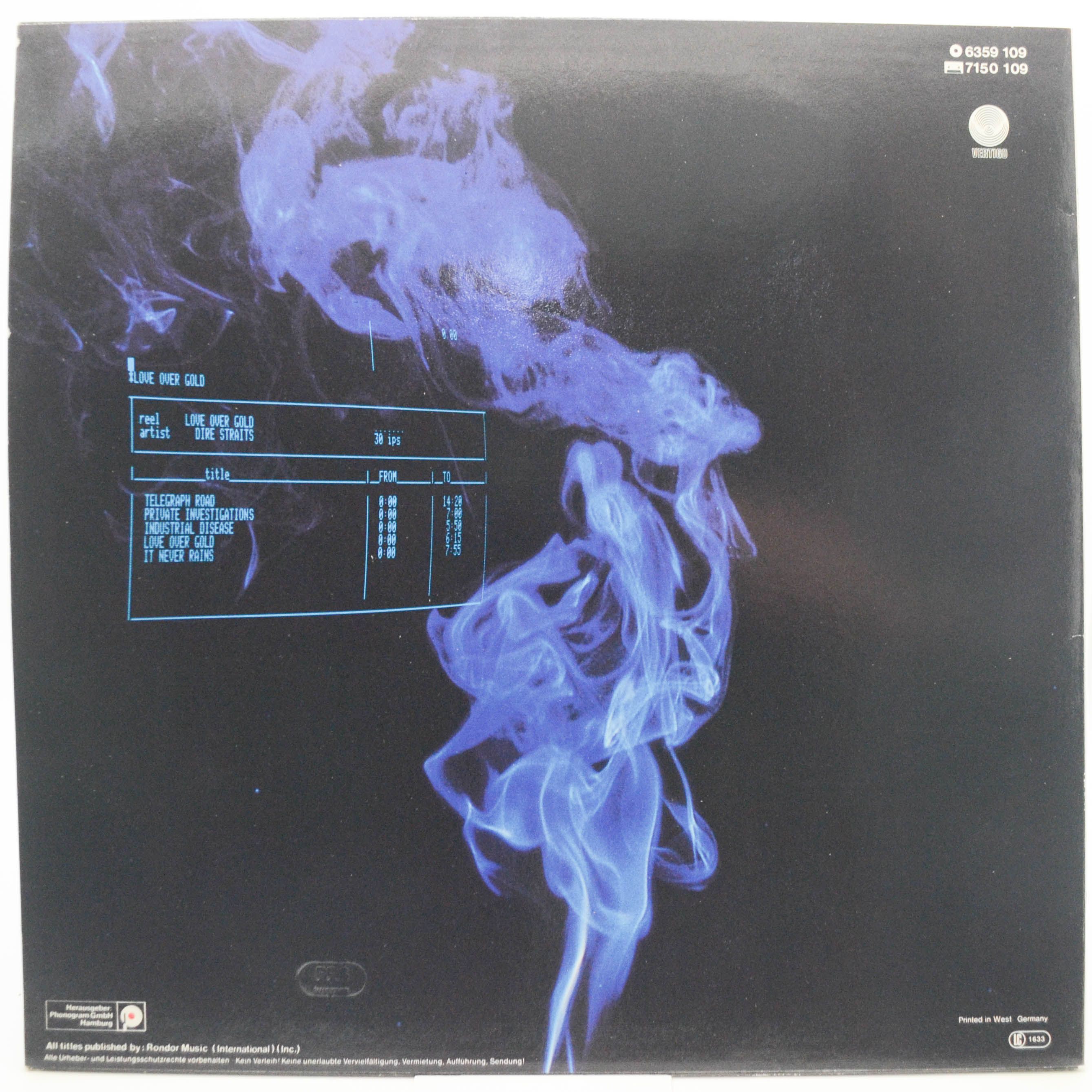 Dire Straits — Love Over Gold, 1982