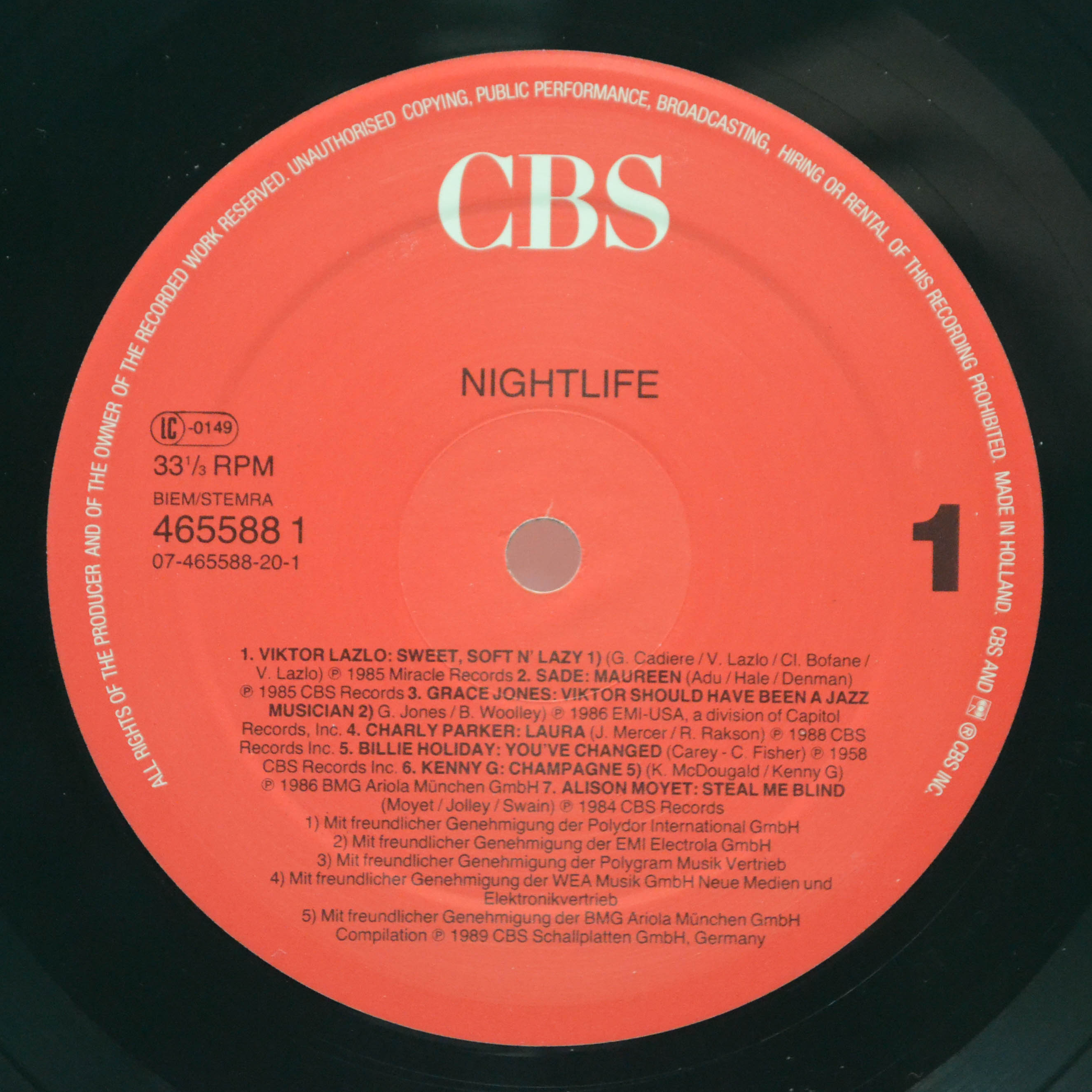 Various — Nightlife, 1989