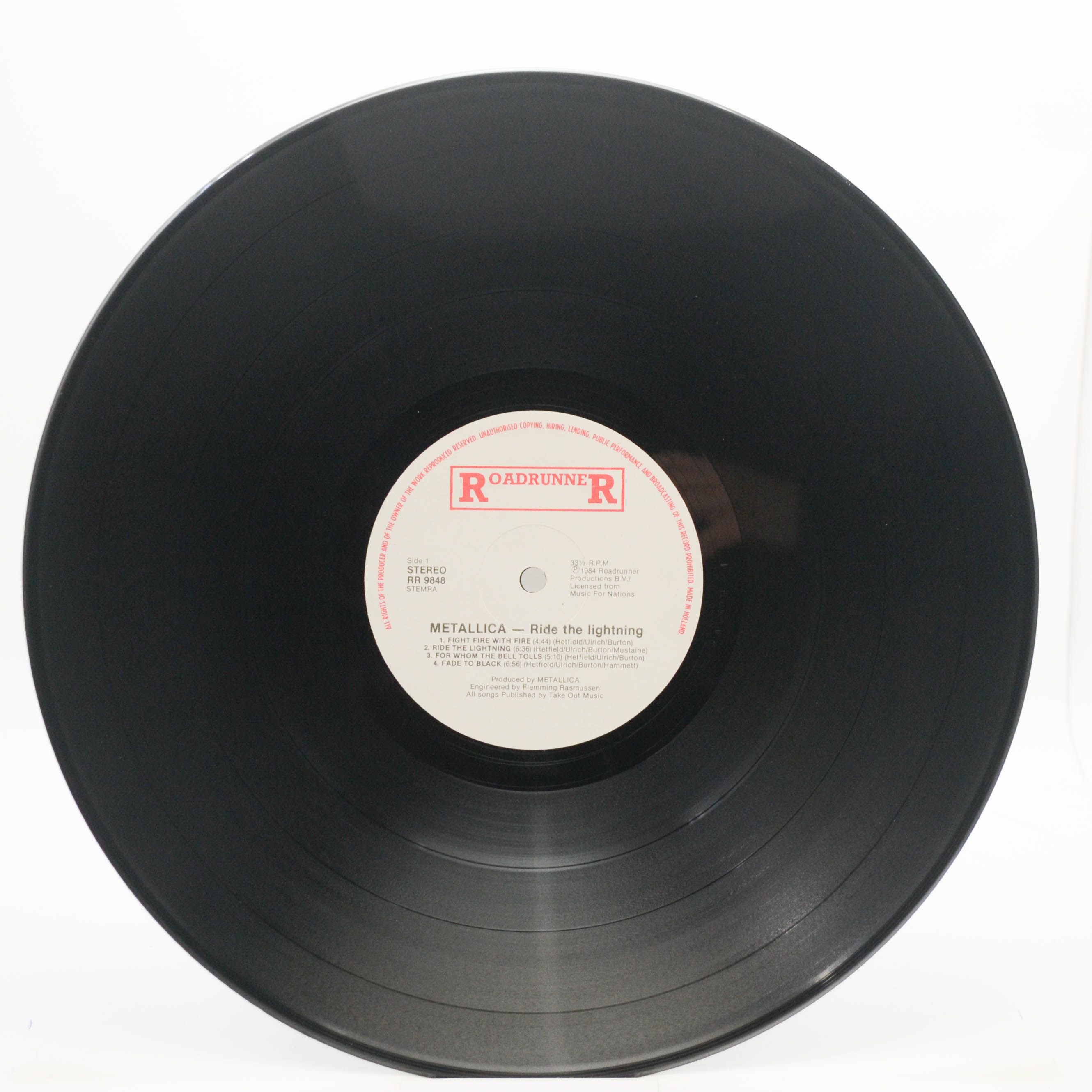 Metallica — Ride The Lightning, 1984