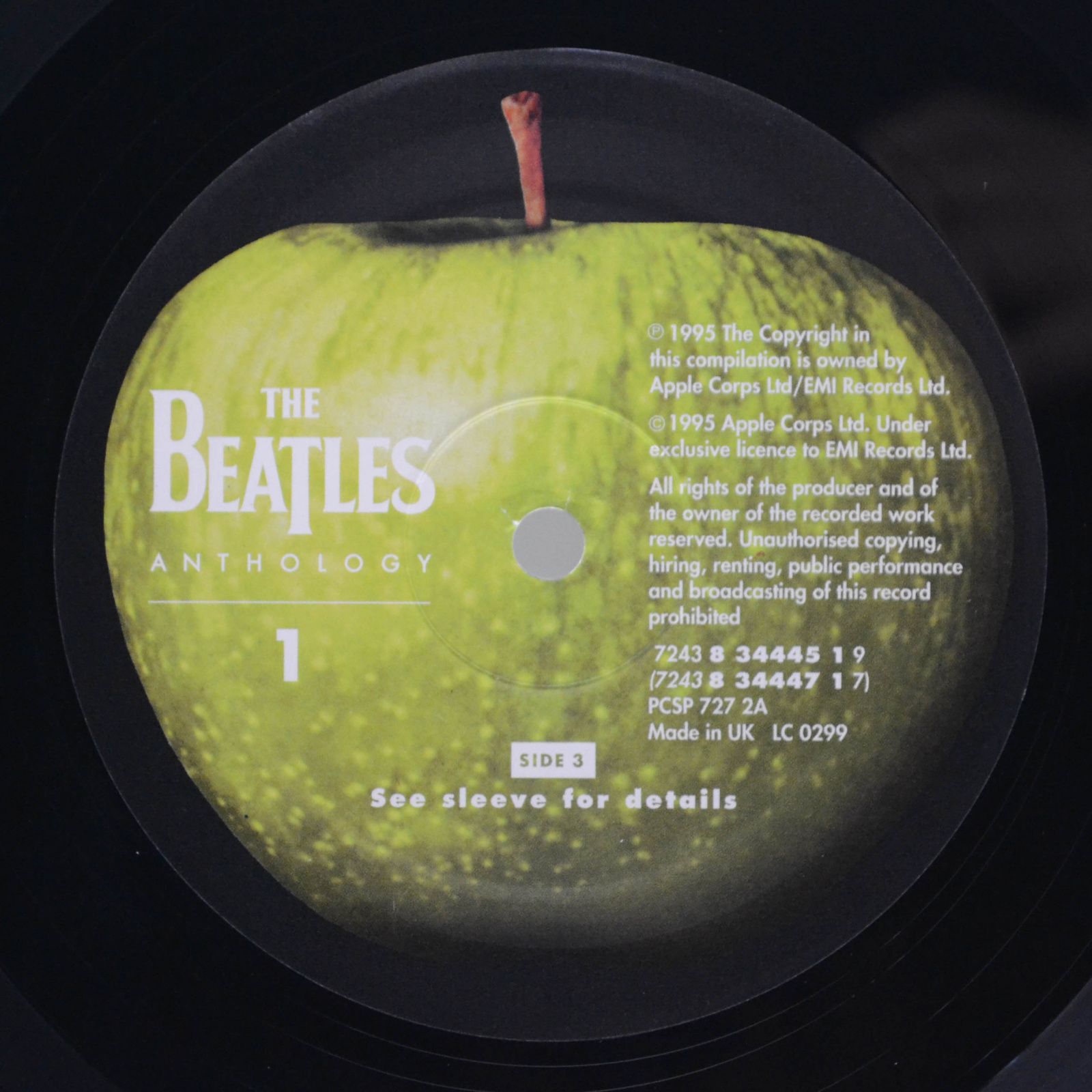 Beatles — Anthology 1 (3LP), 1995