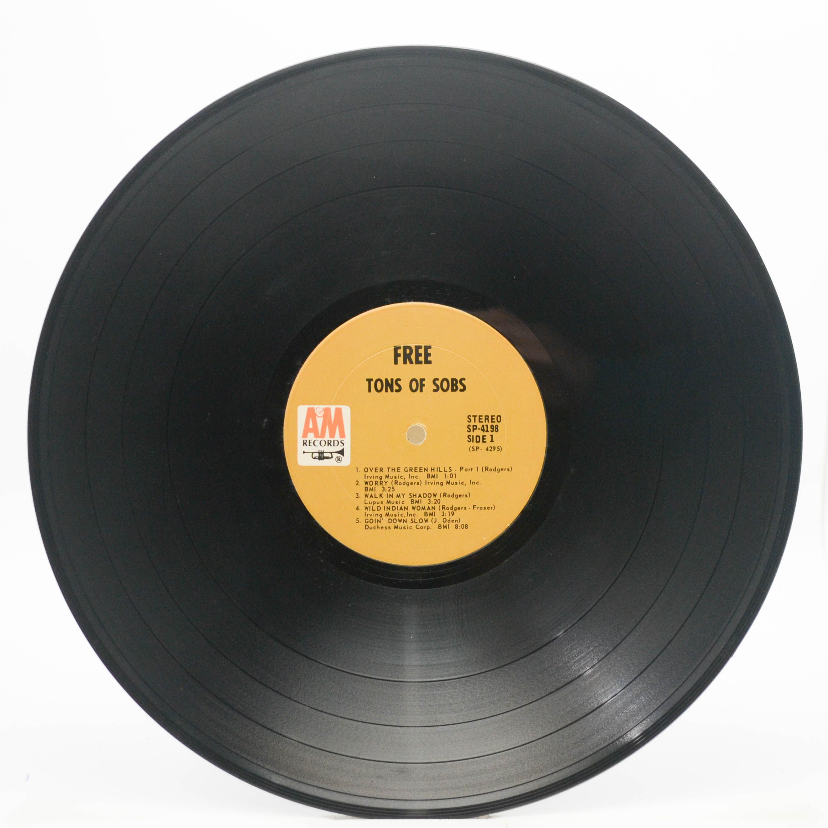 Free — Tons Of Sobs (USA), 1969