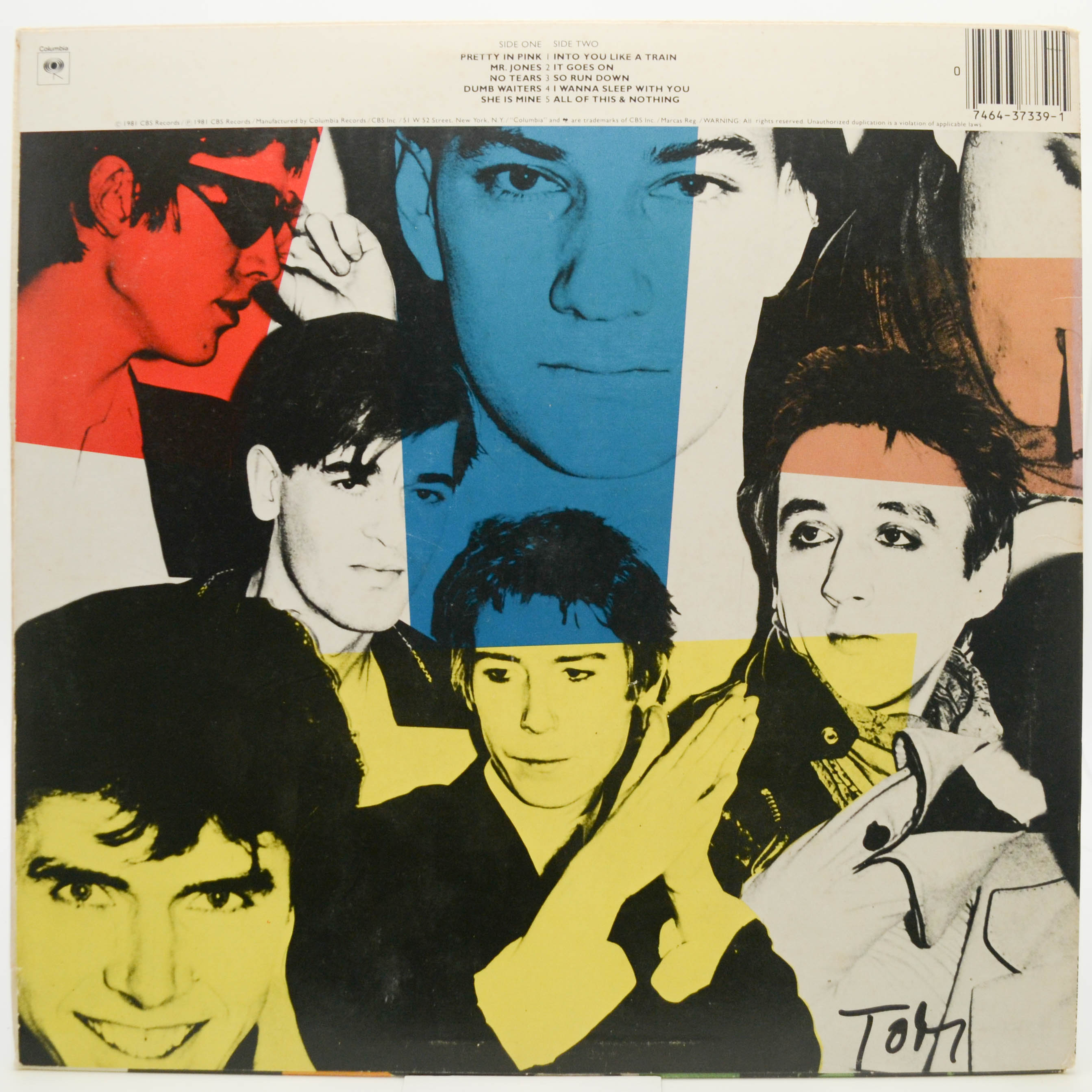Psychedelic Furs — Talk Talk Talk (USA), 1981