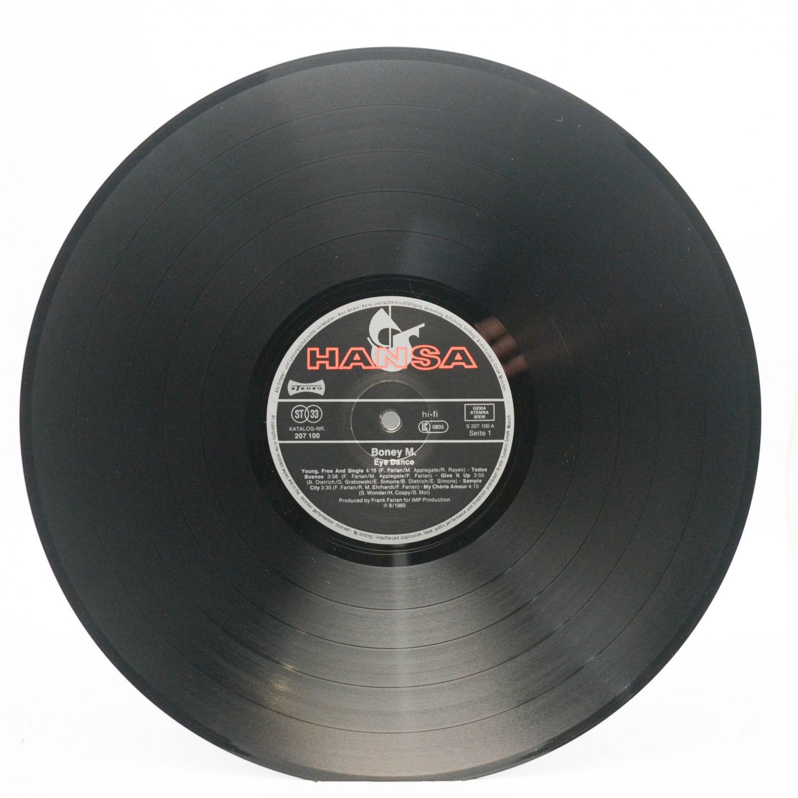 Boney M. — Eye Dance, 1985