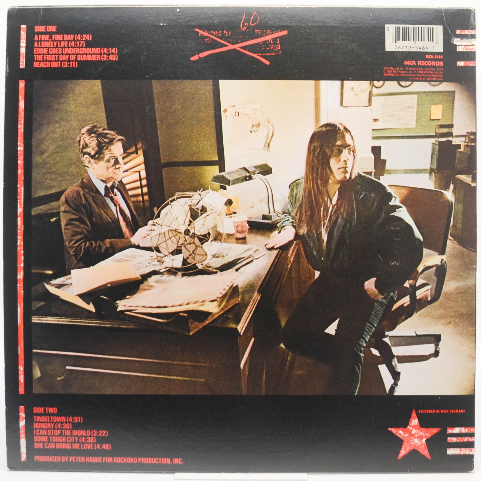 Tony Carey — Some Tough City (USA), 1984