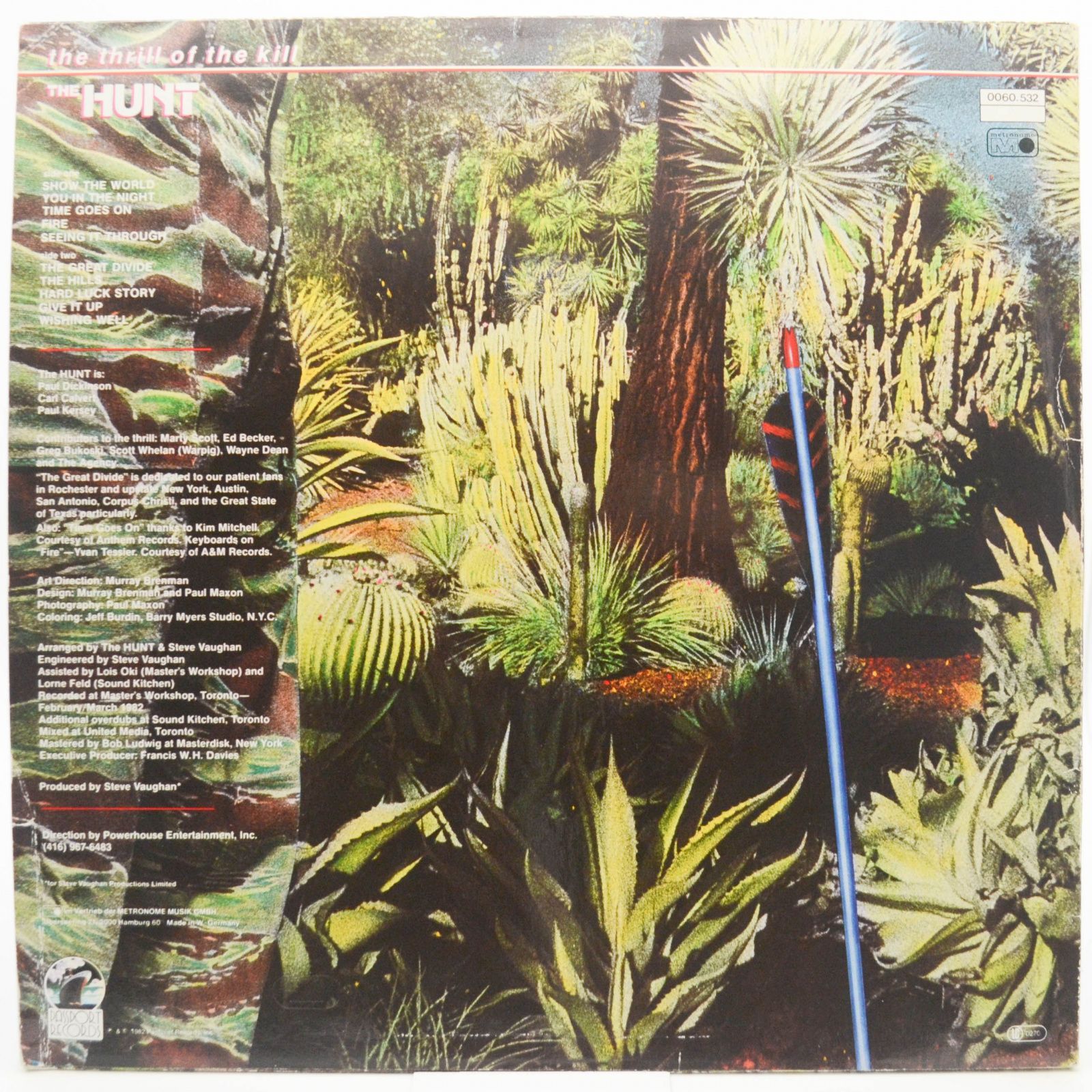 Hunt — The Thrill Of The Kill, 1982