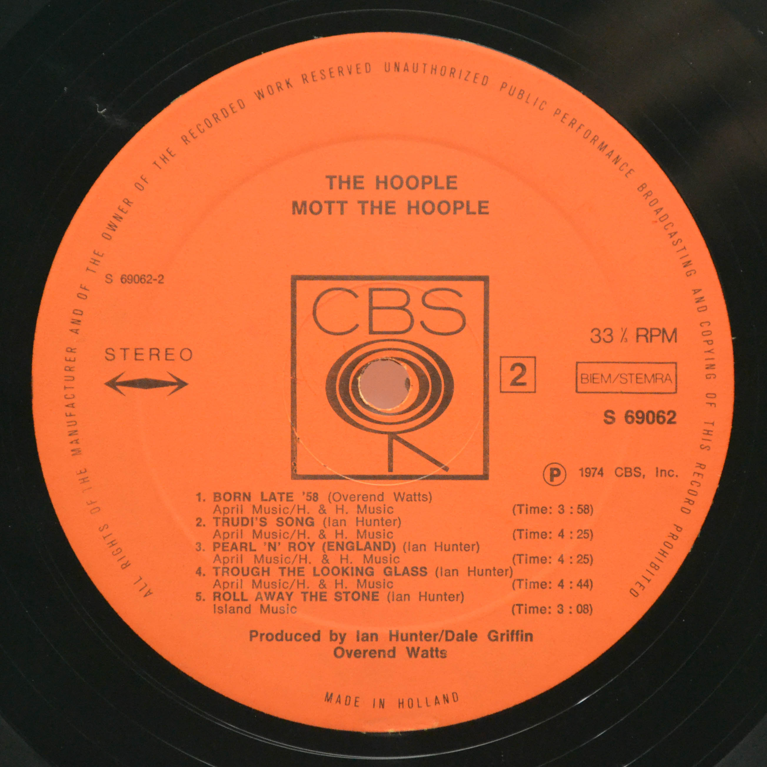 Mott The Hoople — The Hoople, 1974