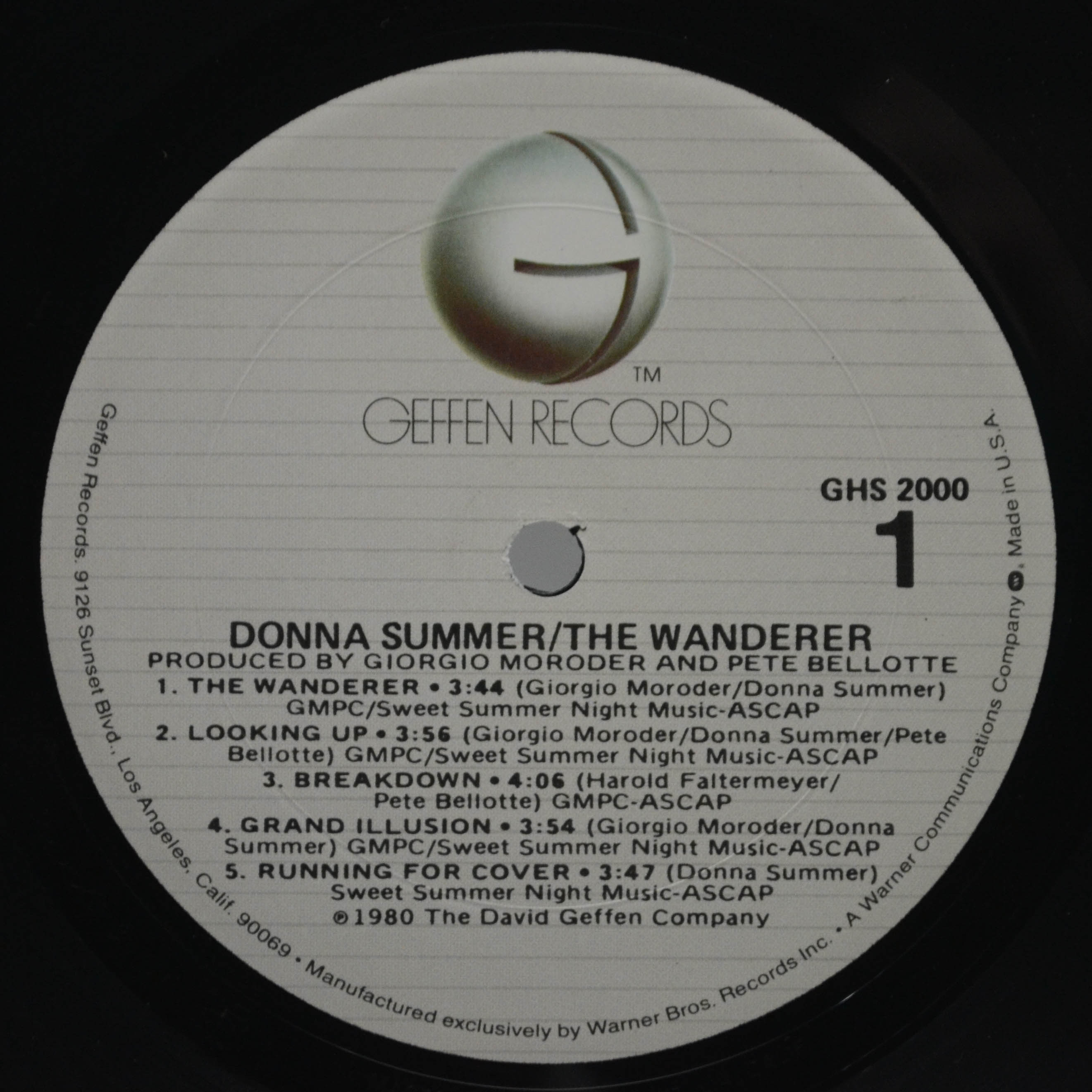 Donna Summer — The Wanderer (1-st, USA), 1980