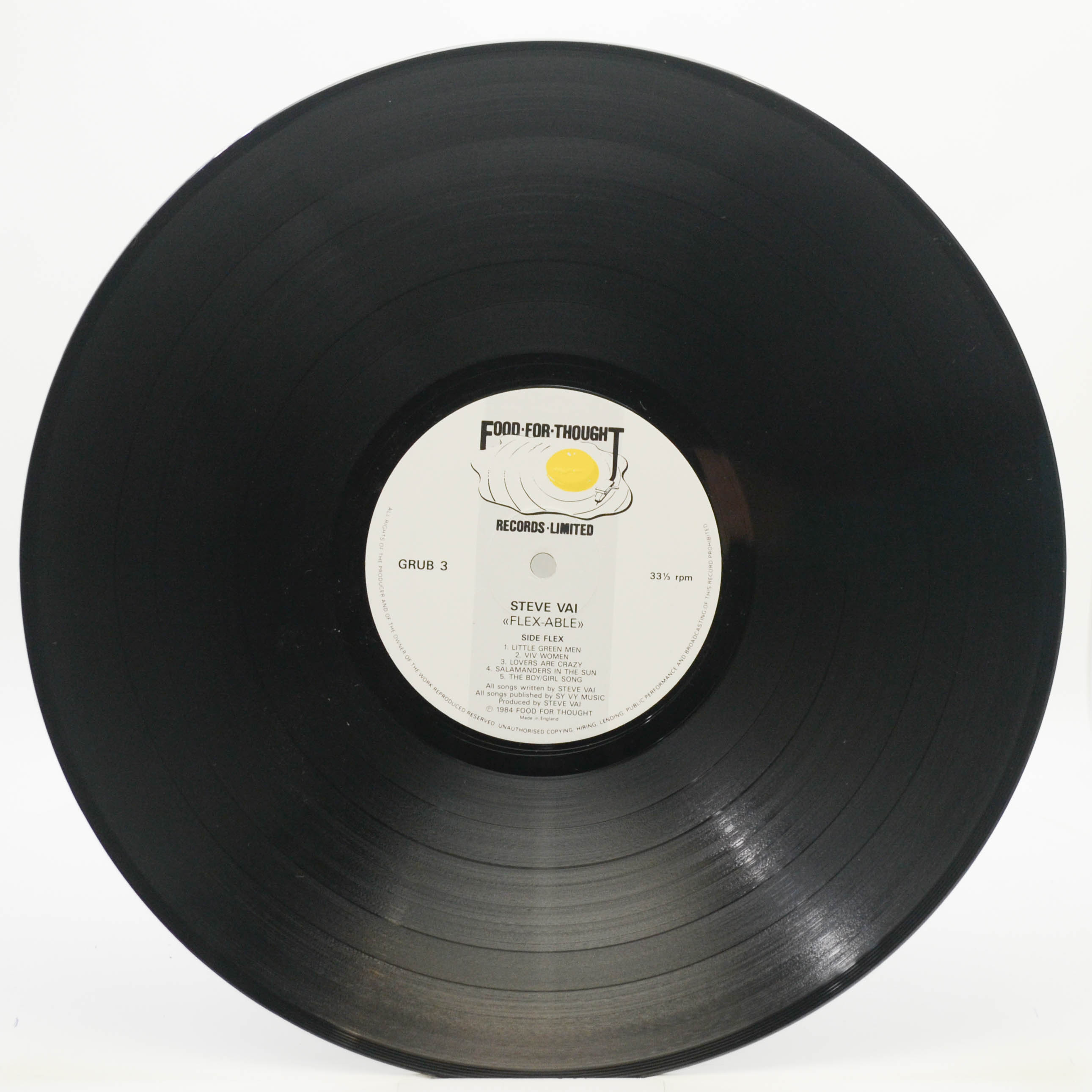 Steve Vai — Flex-Able (UK), 1984