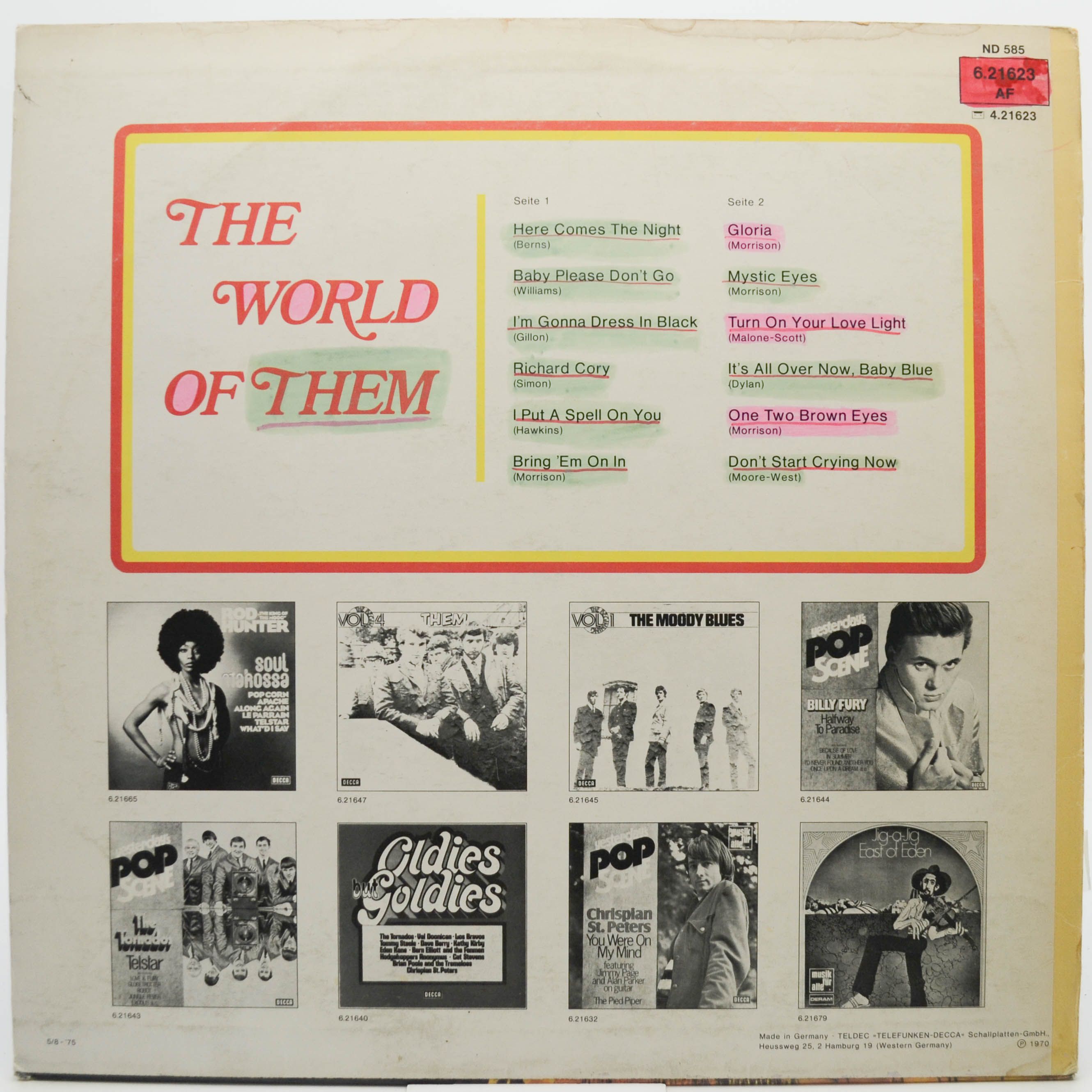 Them — The World Of Them, 1970