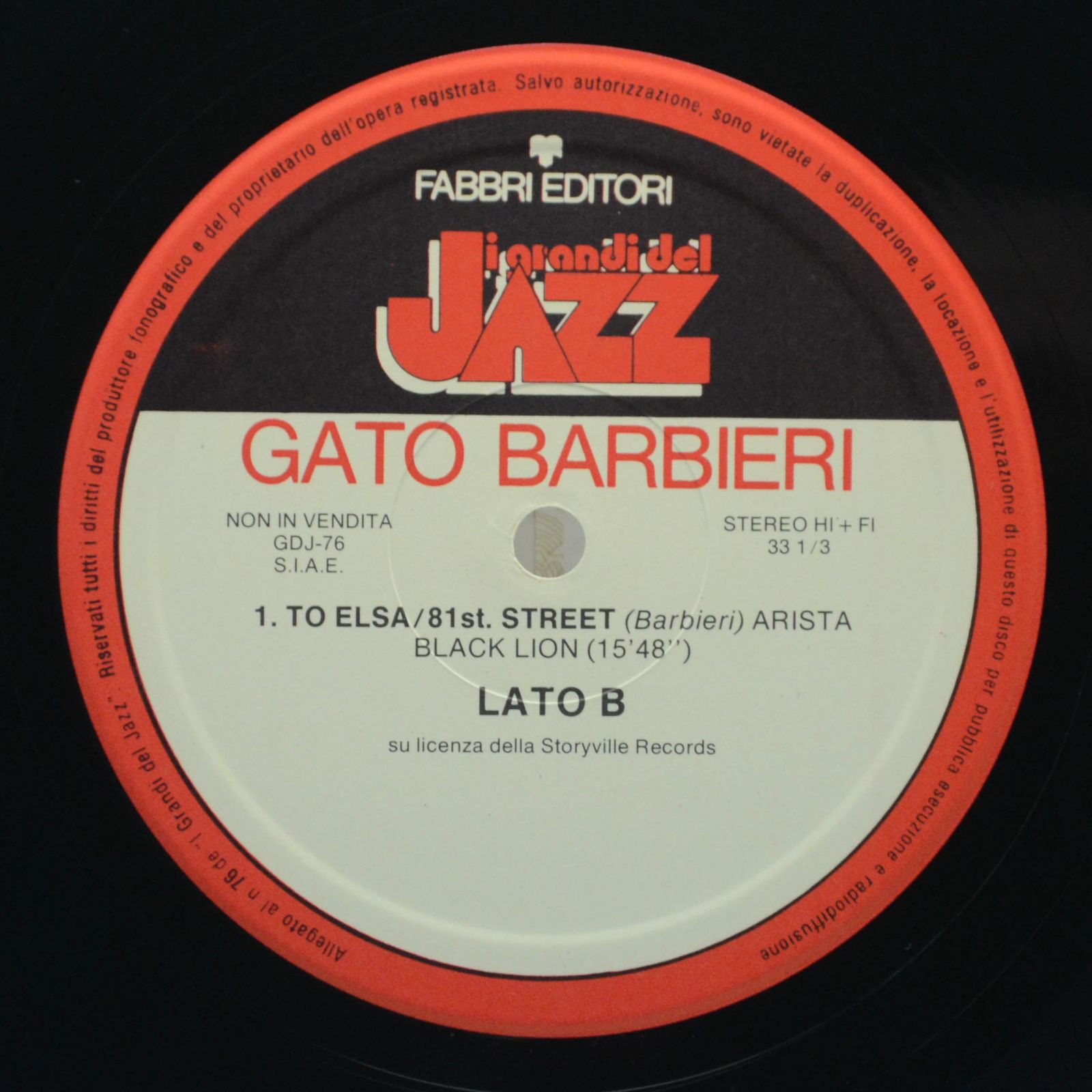 Gato Barbieri — Gato Barbieri, 1980