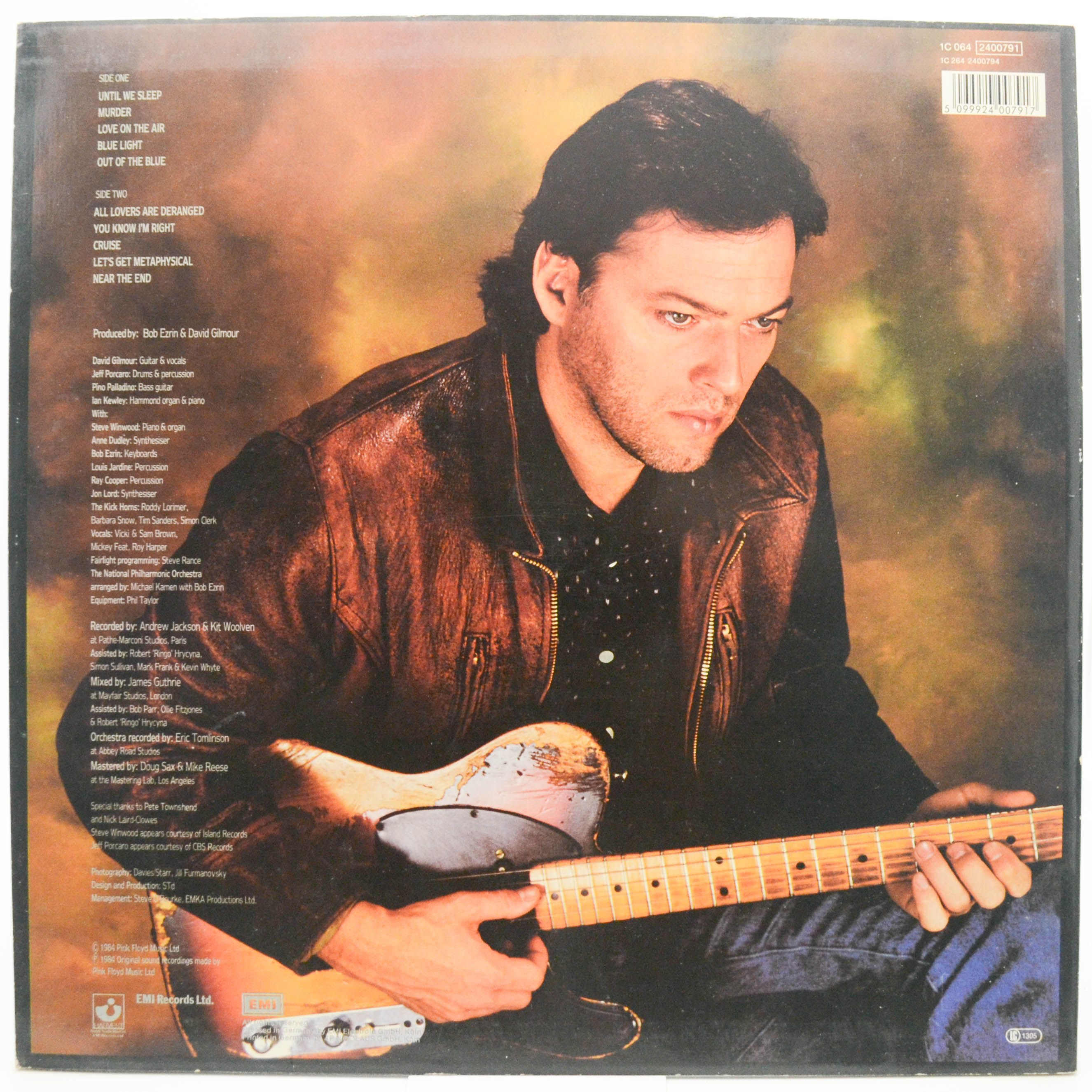 David Gilmour — About Face, 1984