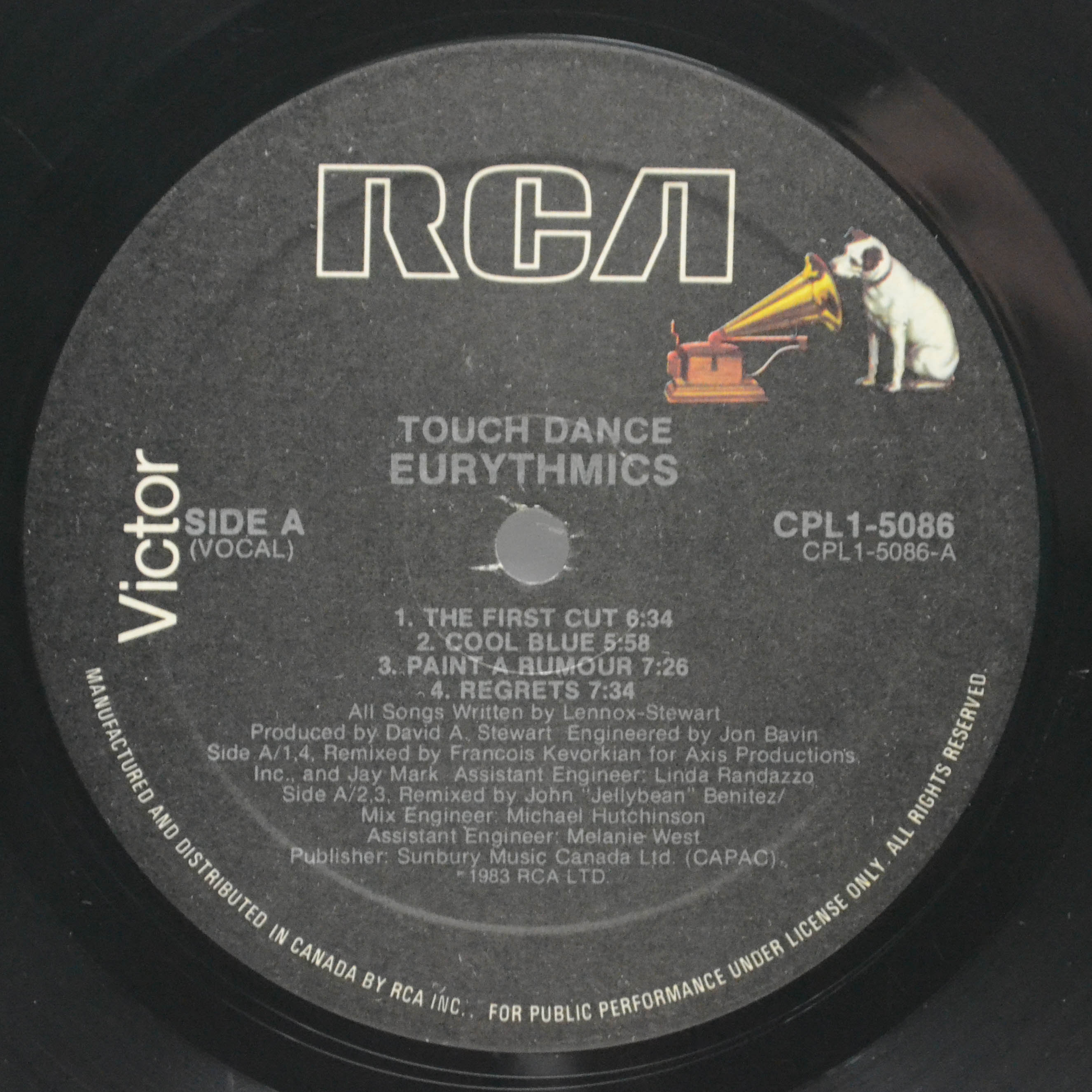 Eurythmics — Touch Dance, 1984