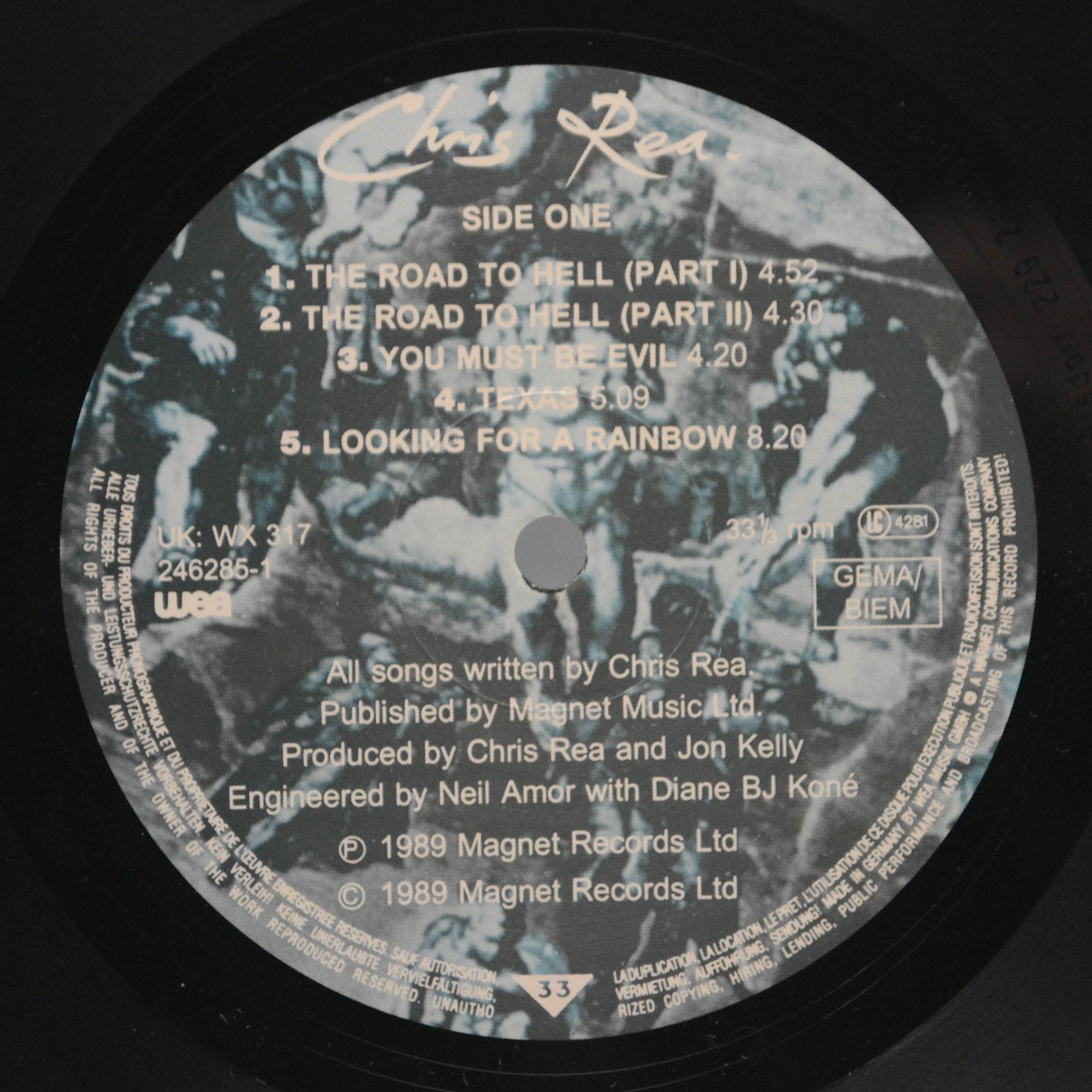 Chris Rea — The Road To Hell, 1989