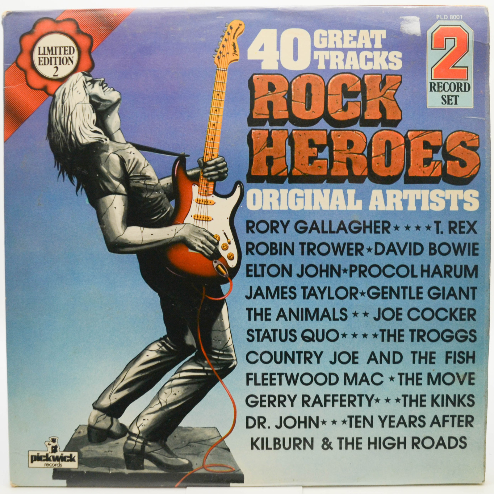 Various — Rock Heroes (2LP, UK), 1979