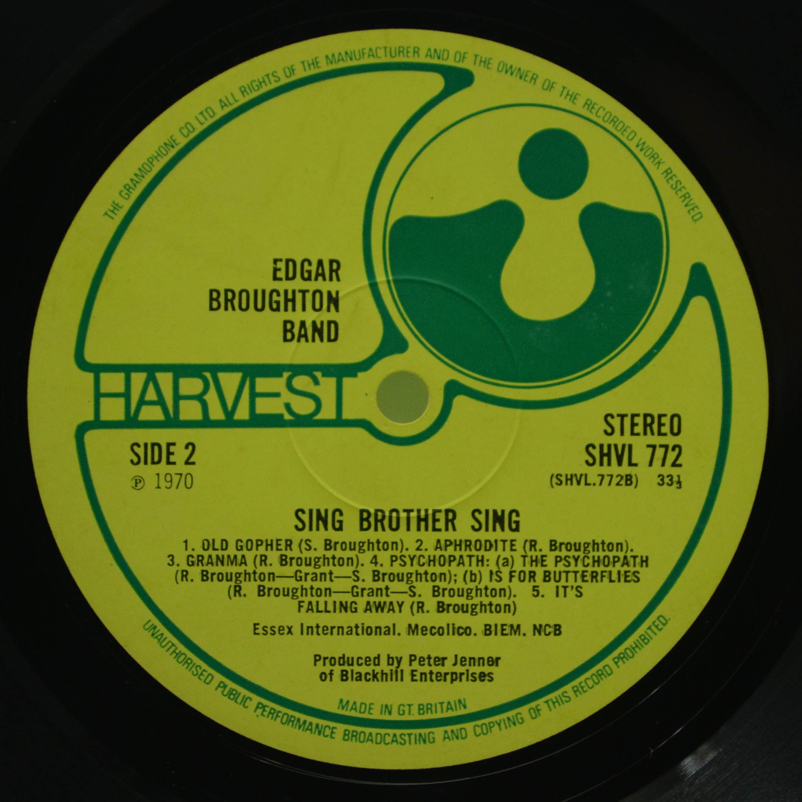 Edgar Broughton Band — Sing Brother Sing, 1970