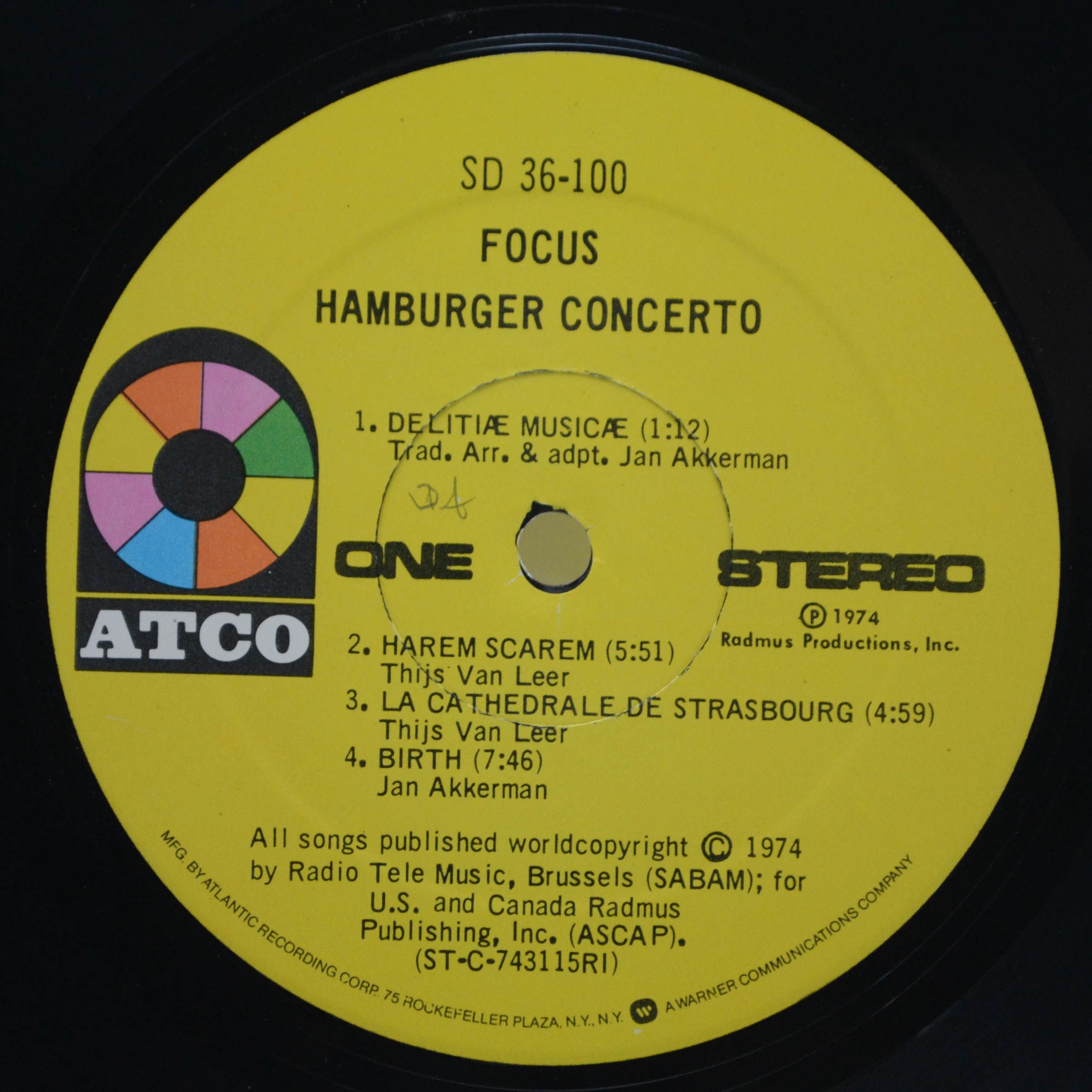Focus — Hamburger Concerto (USA), 1974