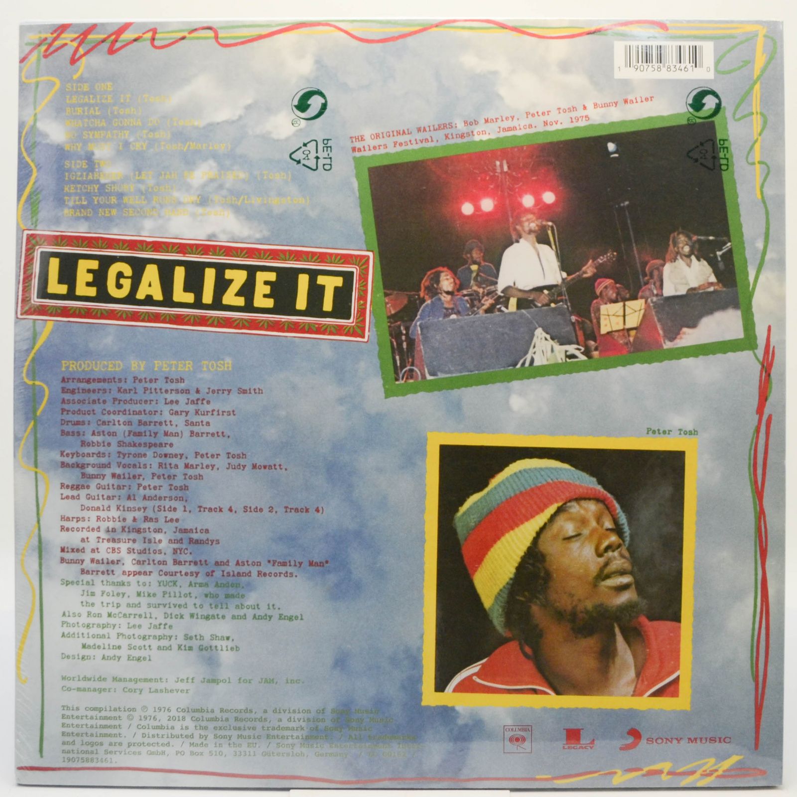 Peter Tosh — Legalize It (2LP), 2018