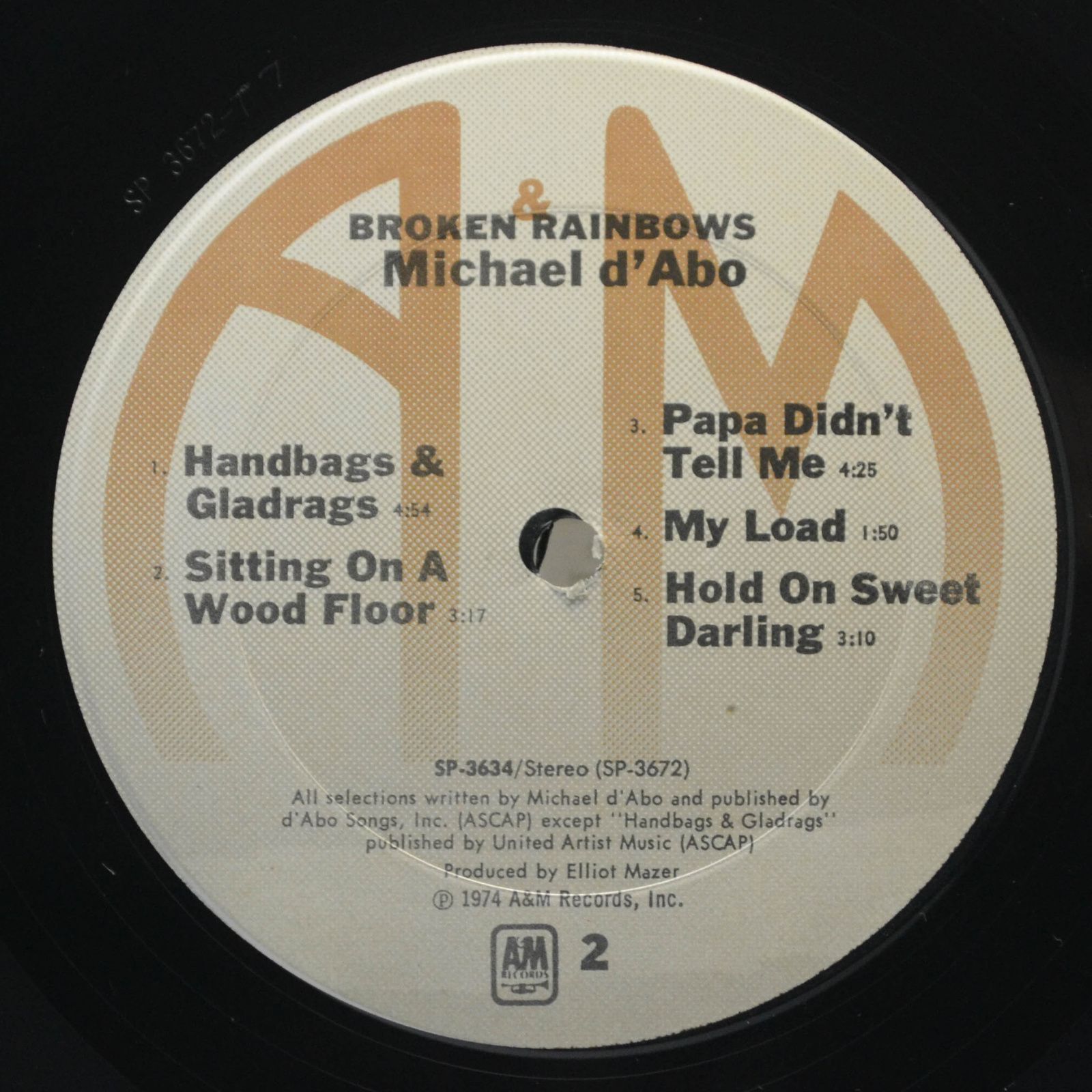 Michael D'Abo — Broken Rainbows, 1974