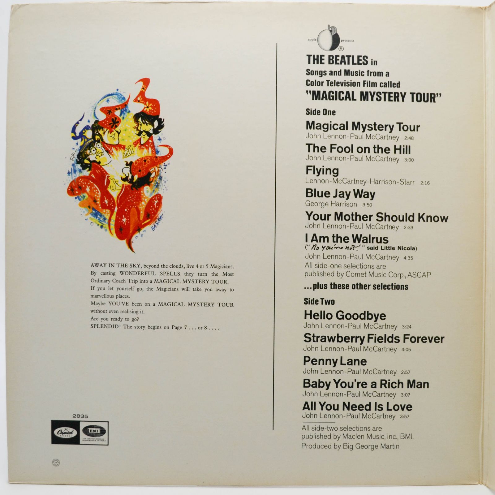 Beatles — Magical Mystery Tour (USA, booklet), 1967