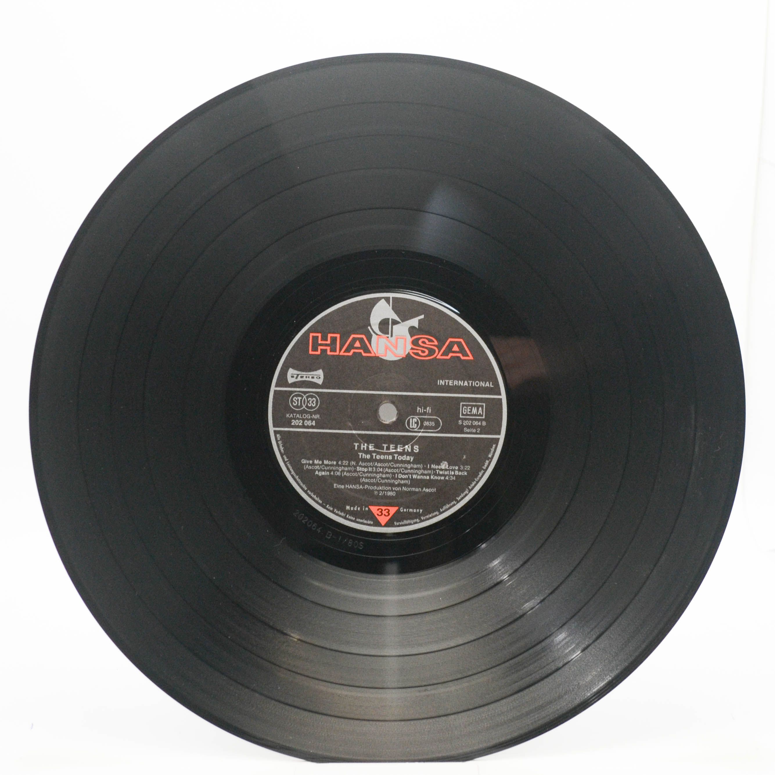 Teens — The Teens Today, 1980