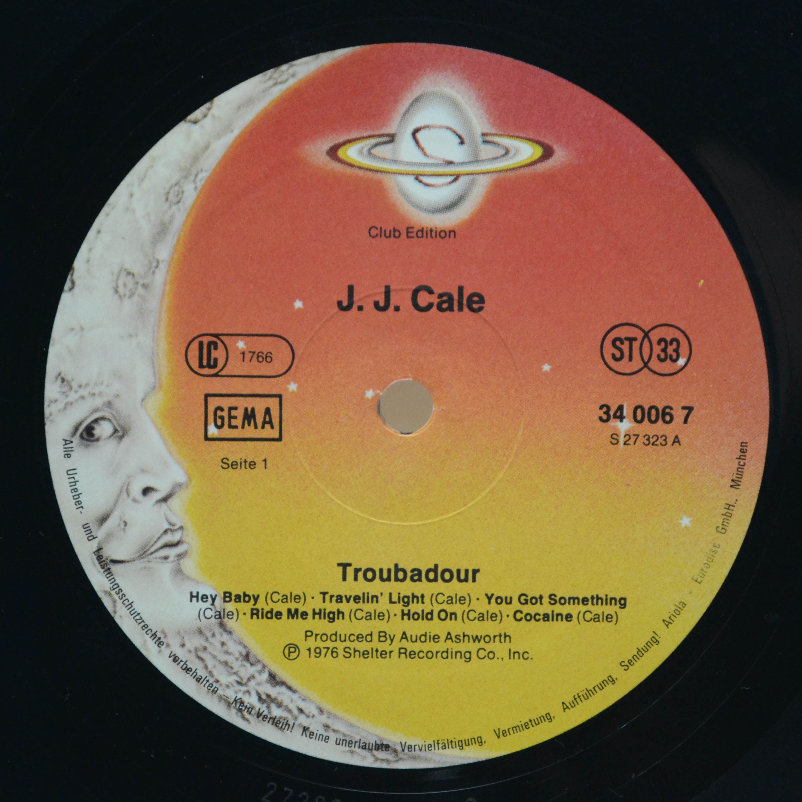 J.J. Cale — Troubadour, 1978