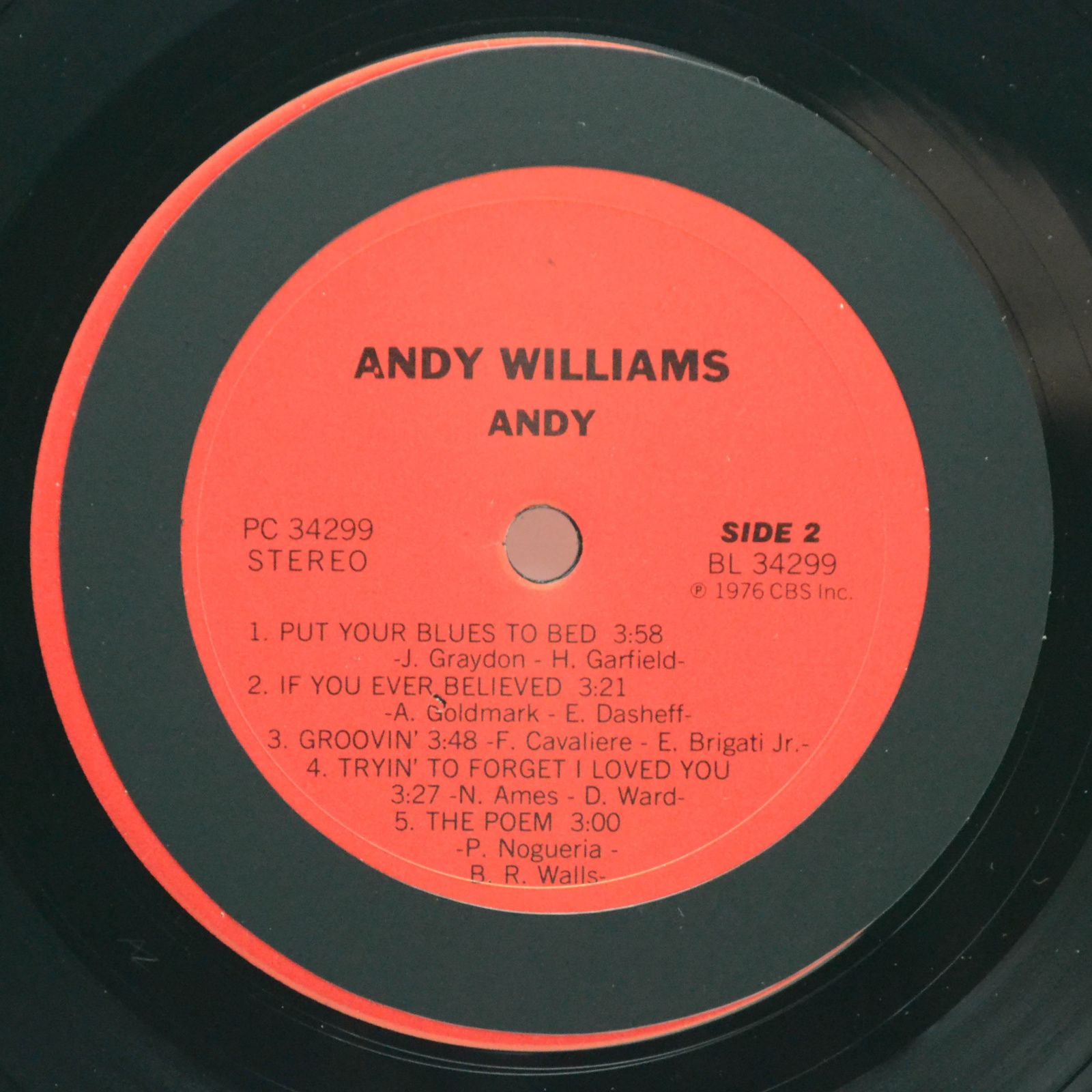 Andy Williams — Andy (USA), 1976