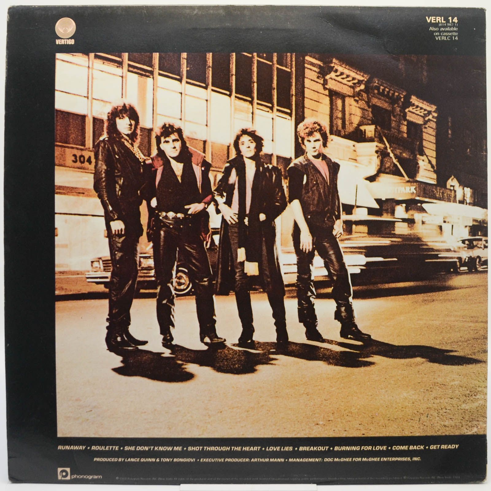 Bon Jovi — Bon Jovi (UK), 1984