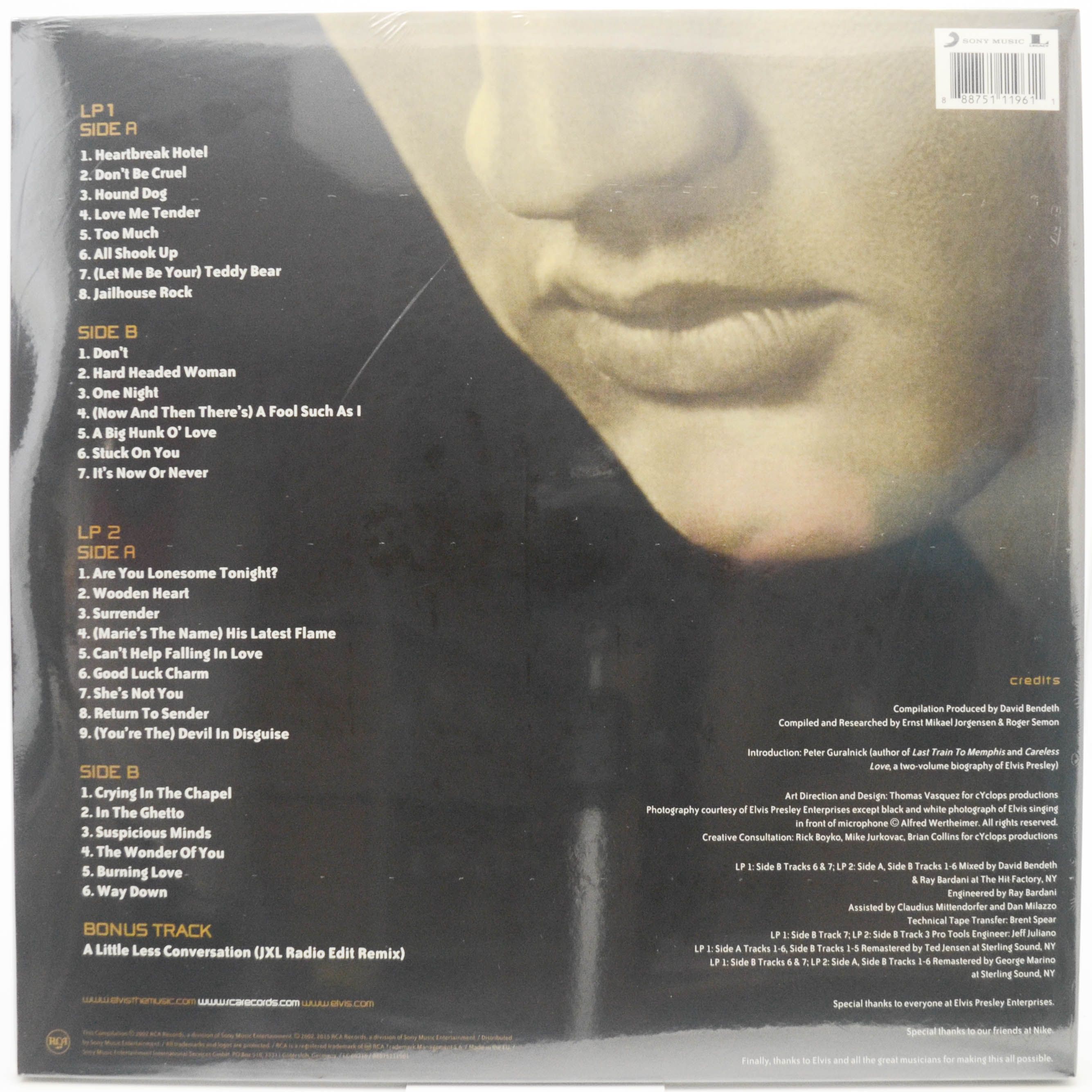Elvis Presley — ELV1S 30 #1 Hits (2LP), 2015