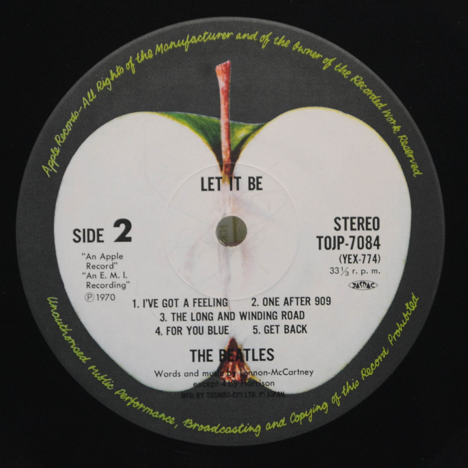 Beatles — Let It Be, 1970