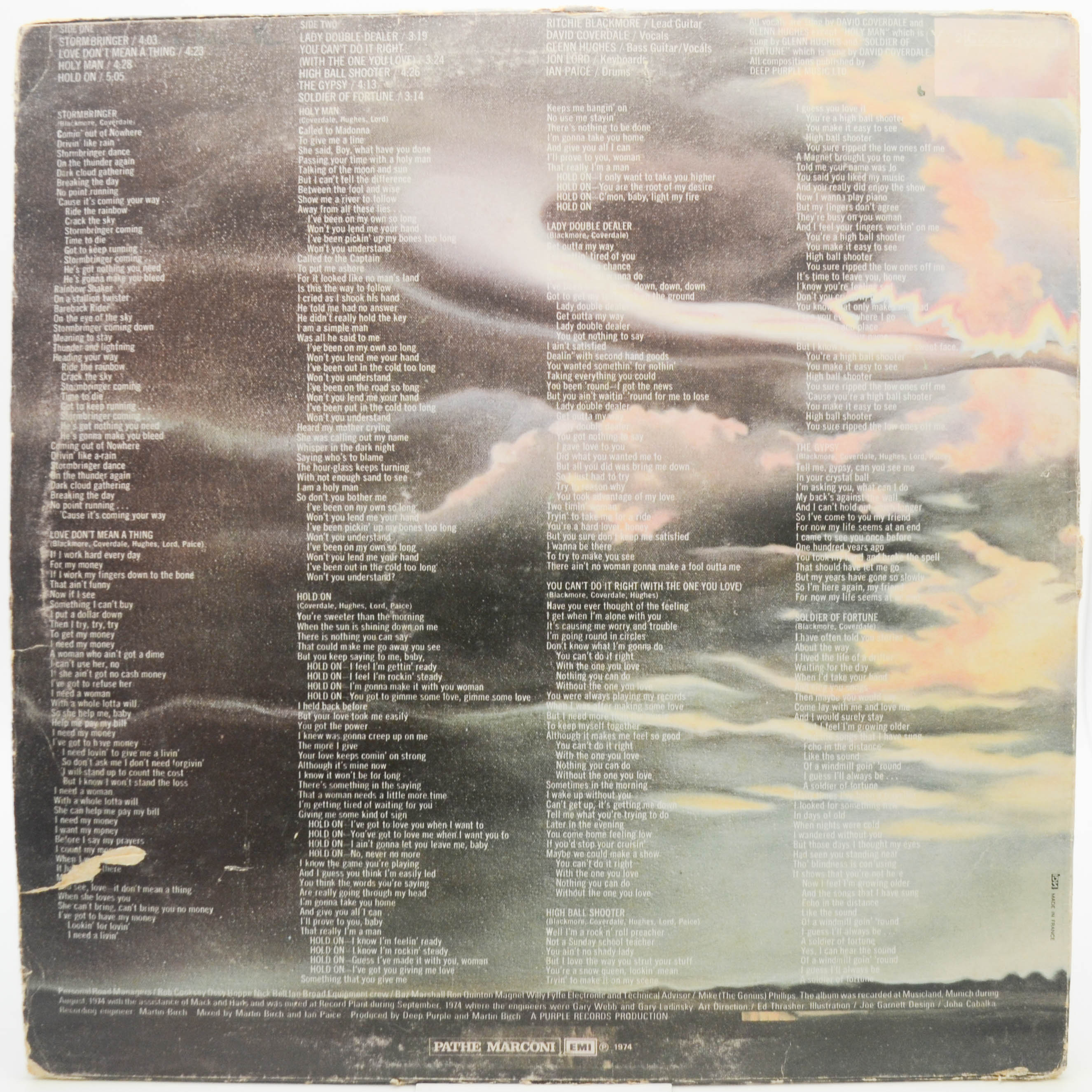 Deep Purple — Stormbringer, 1974