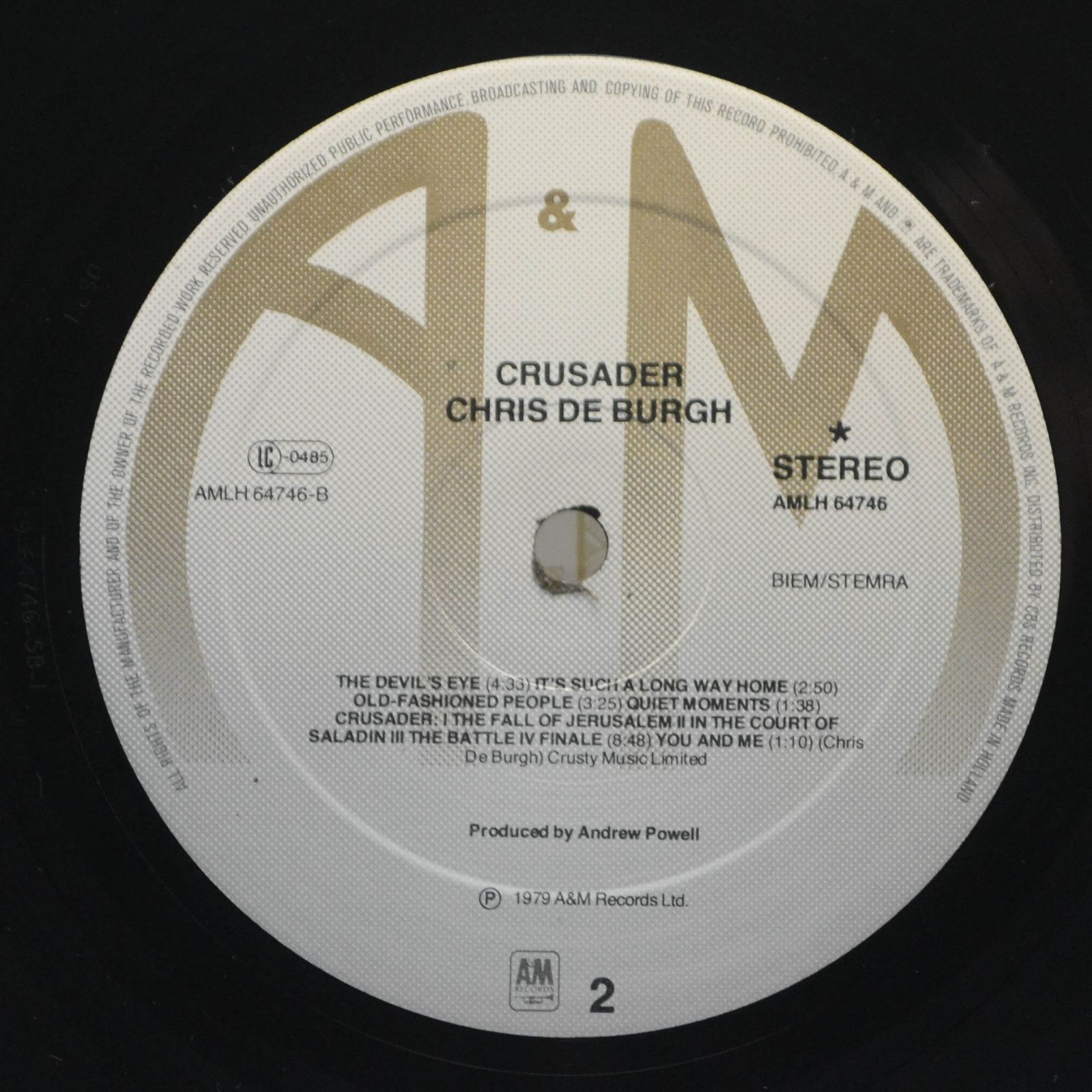 Chris de Burgh — Crusader, 1979