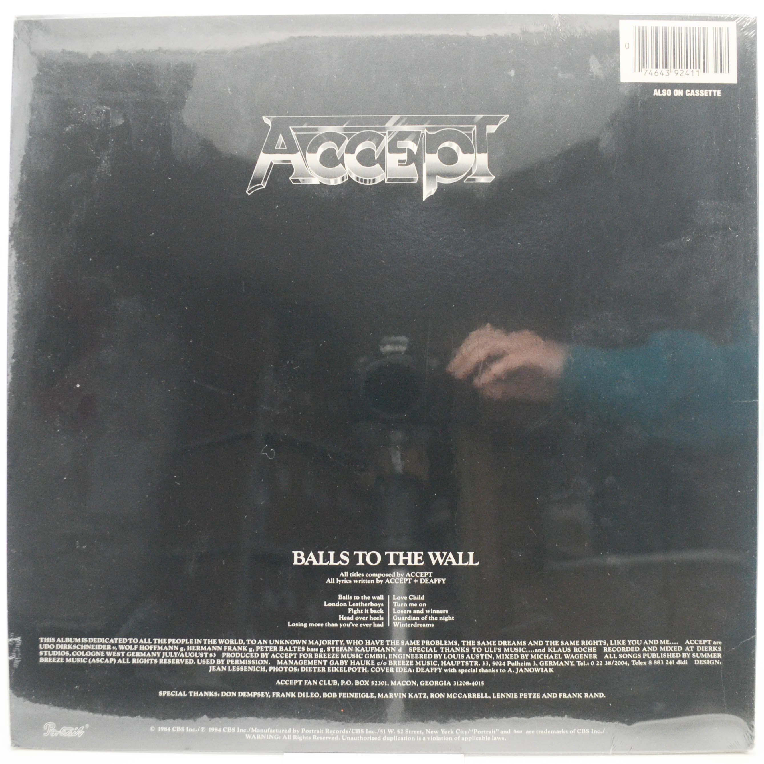 Accept — Balls To The Wall (USA), 1984