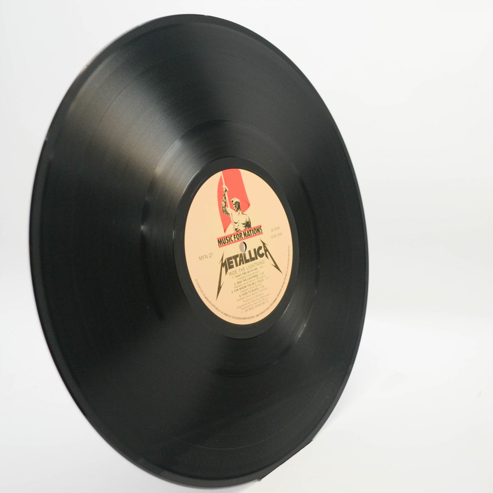 Metallica — Ride The Lightning (UK), 1984