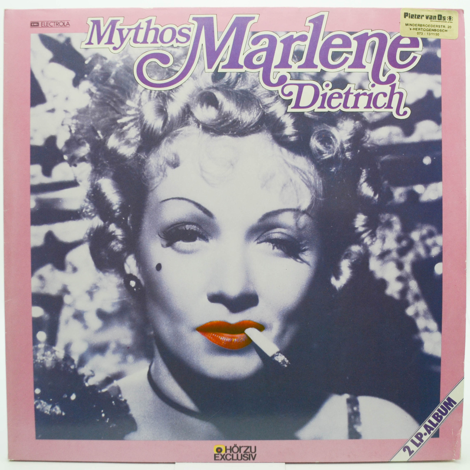 Marlene Dietrich — Mythos Marlene Dietrich (2LP), 1978