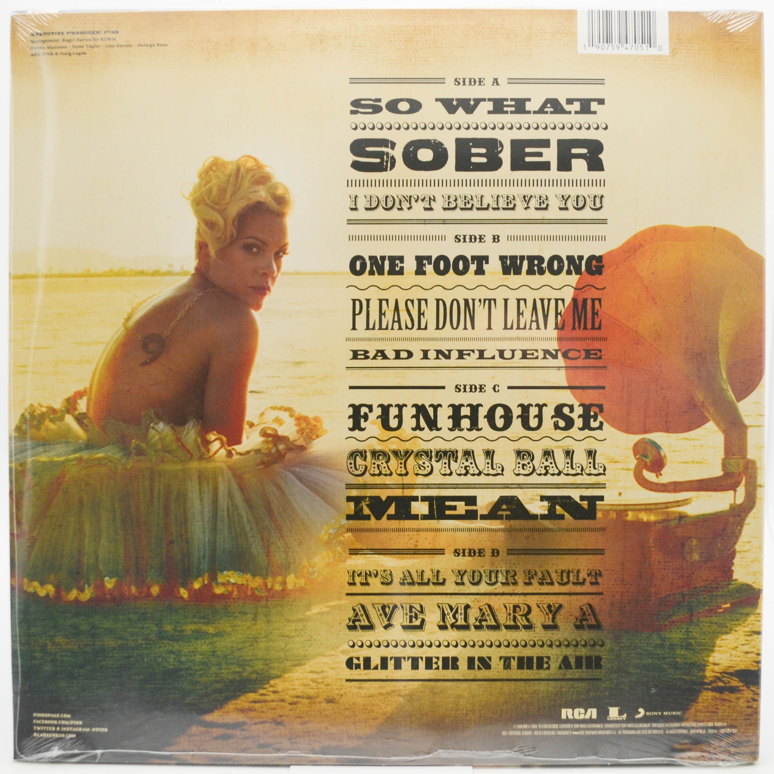 P!NK — Funhouse (2LP), 2008