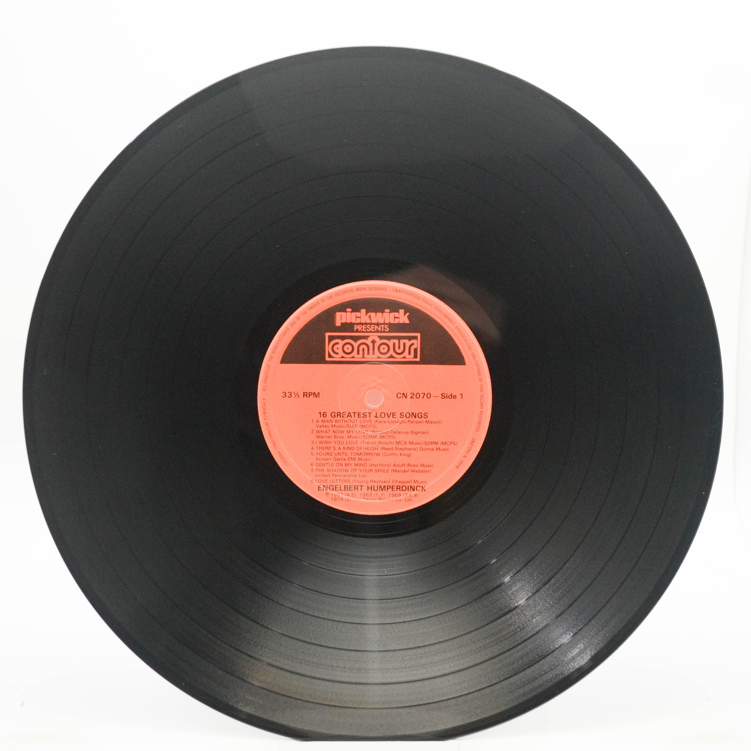 Engelbert Humperdinck — 16 Greatest Love Songs (UK), 1984