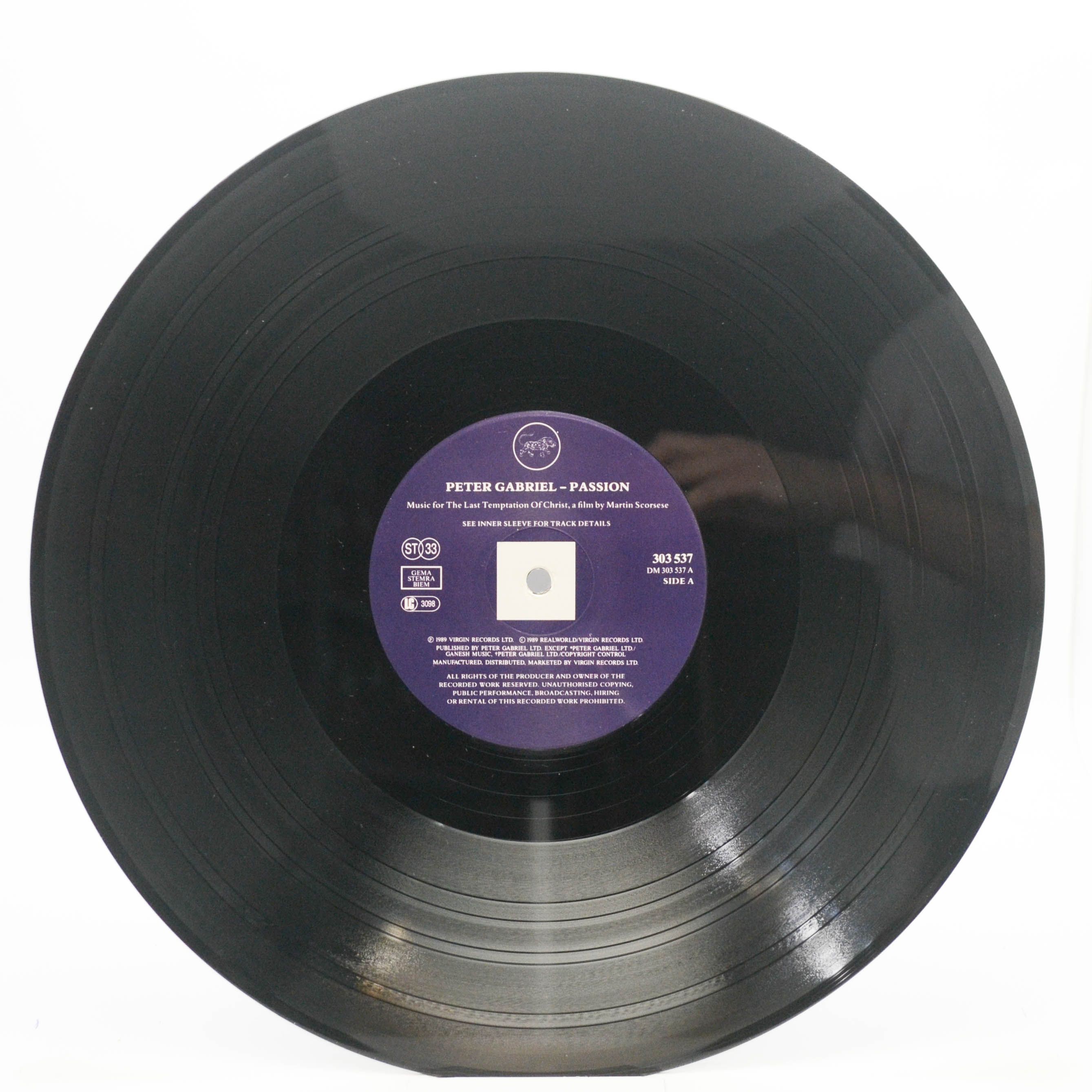 Peter Gabriel — Passion (2LP), 1989