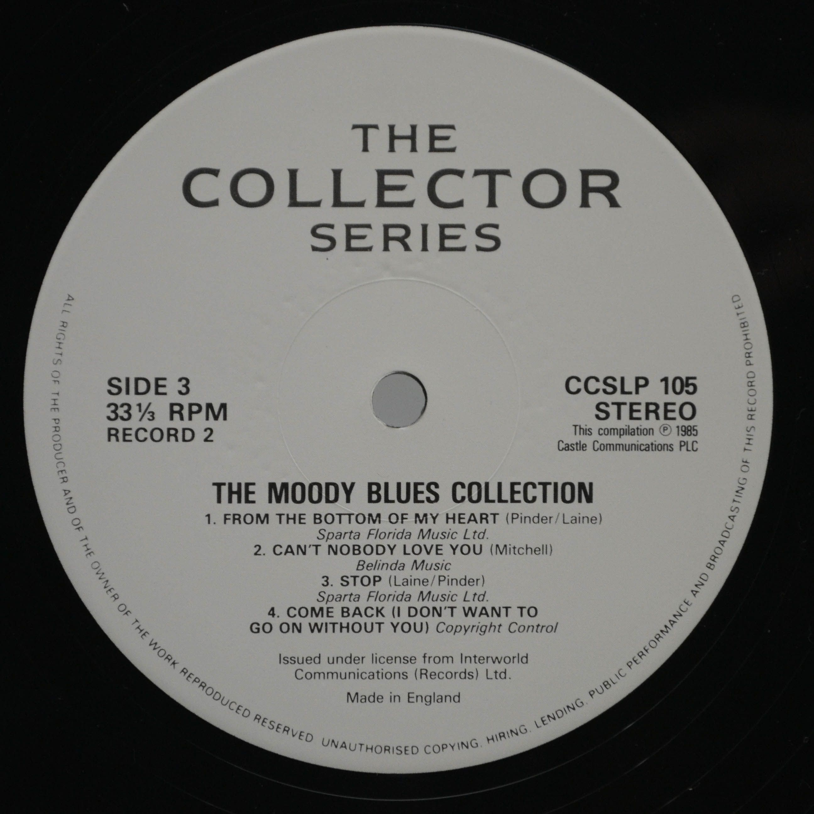 Moody Blues — Collection (2LP, UK), 1985
