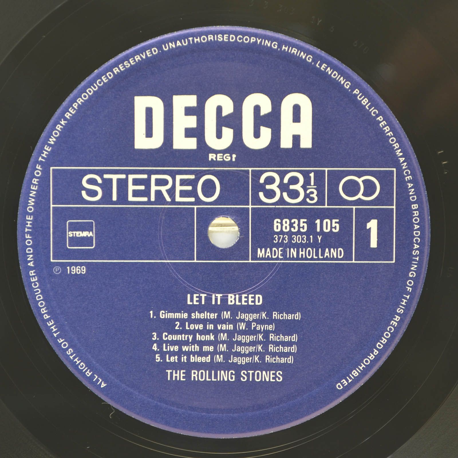 Rolling Stones — Let It Bleed, 1969