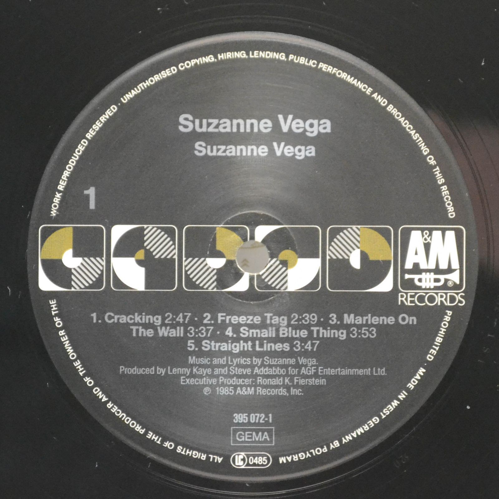 Suzanne Vega — Suzanne Vega, 1985