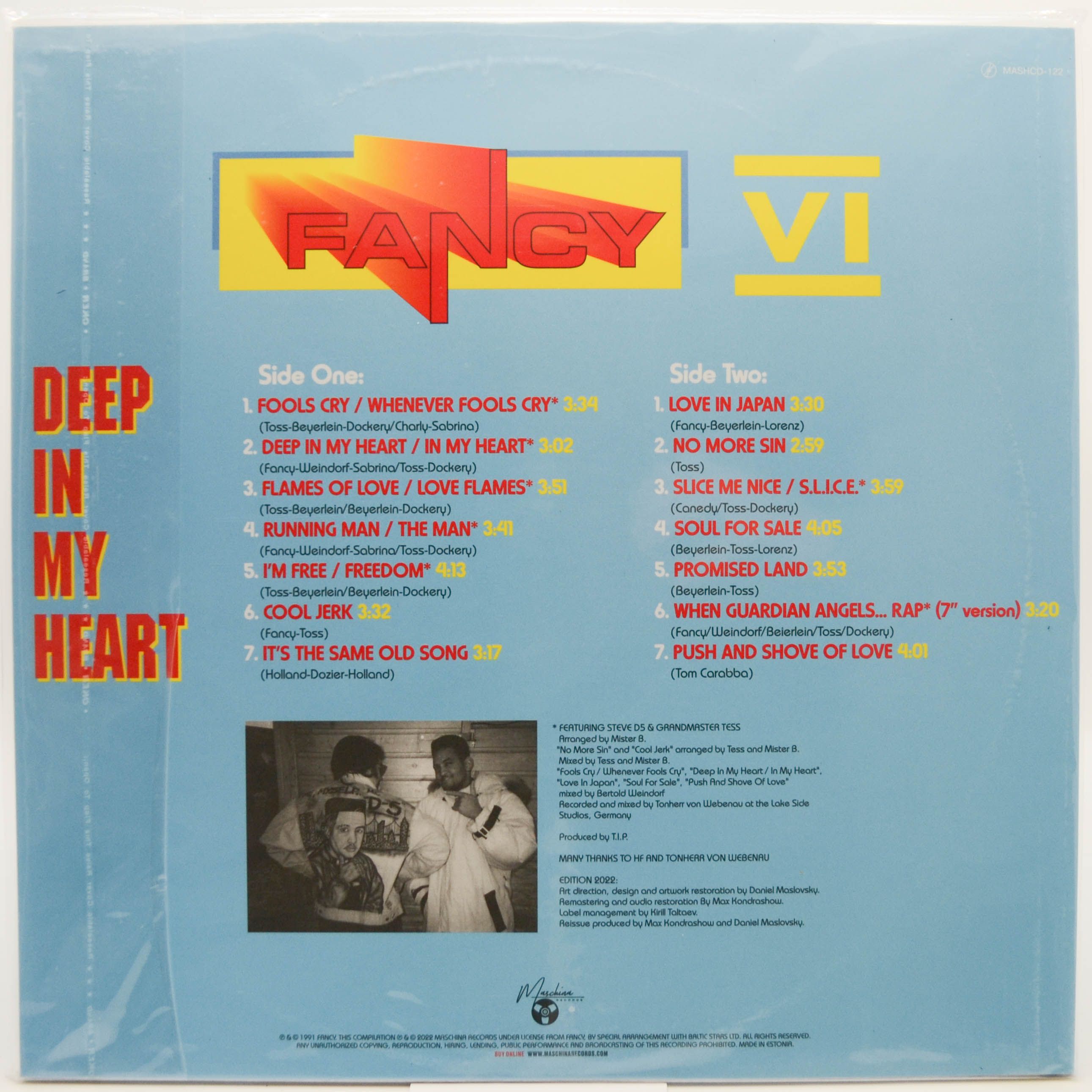 Fancy — Six - Deep In My Heart, 1991